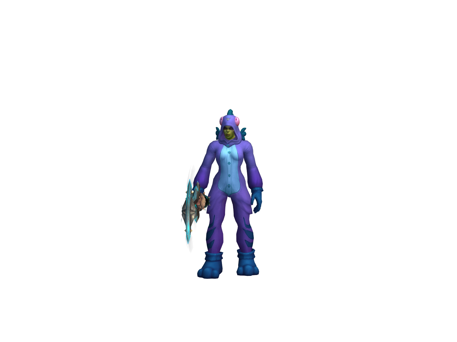 Lundow 3D character render