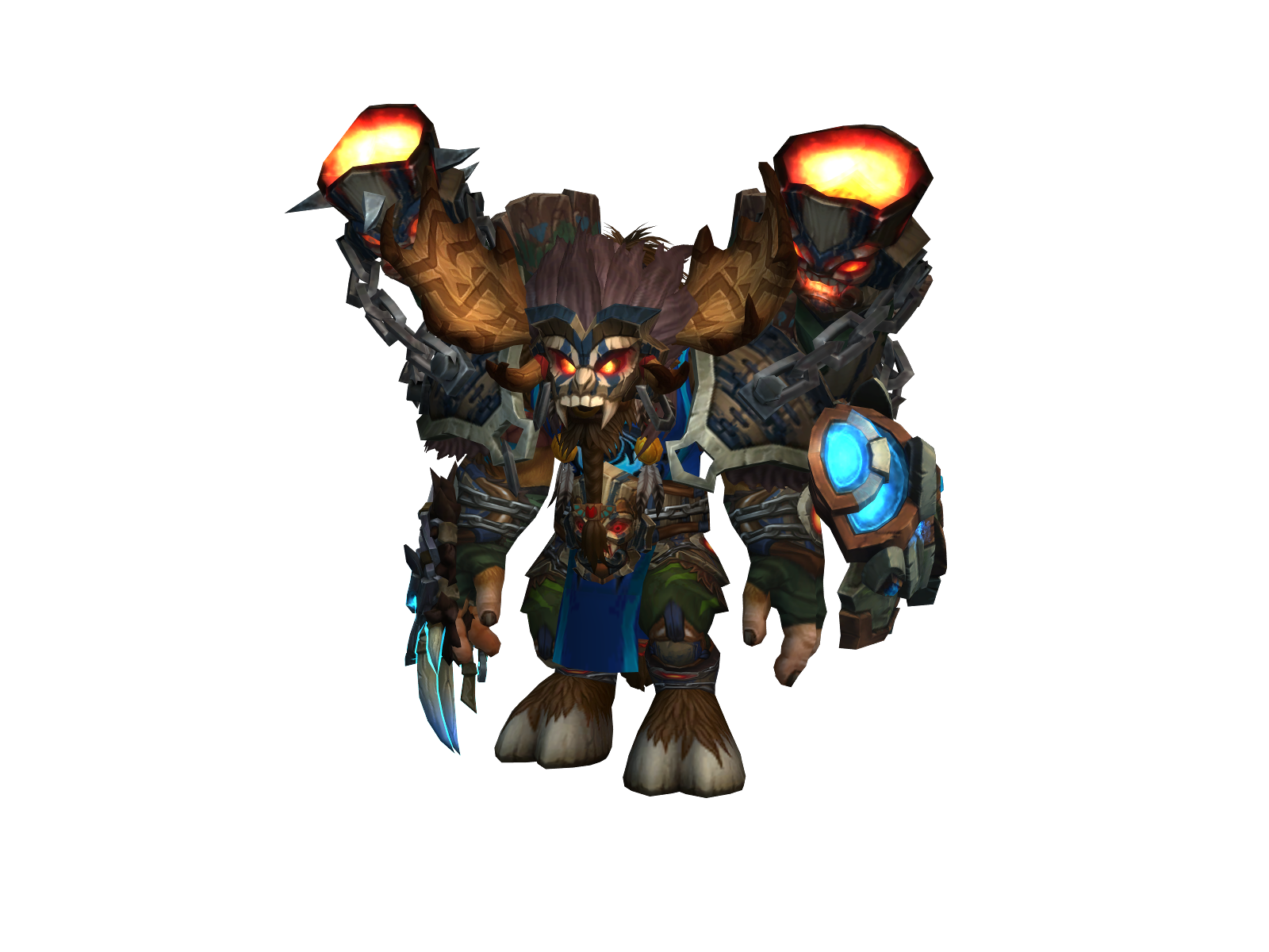 Chainblazin 3D character render