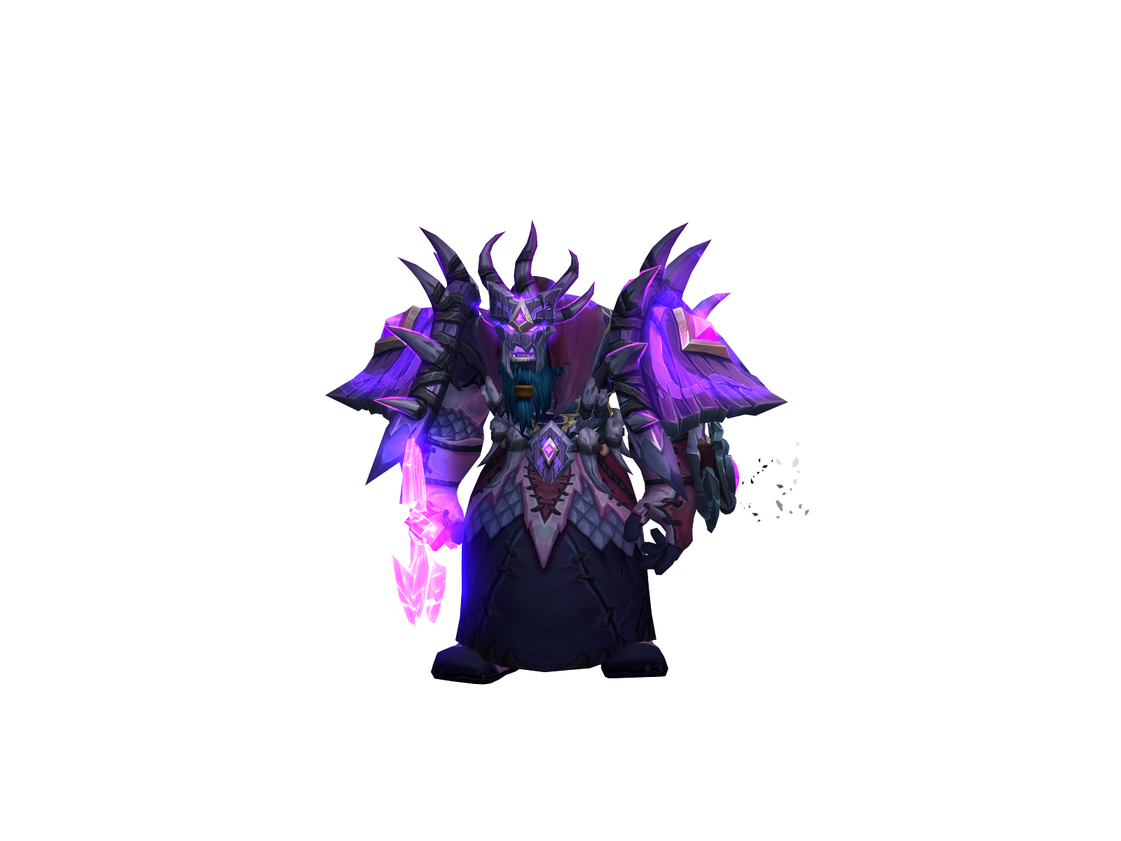 Hexation 3D character render