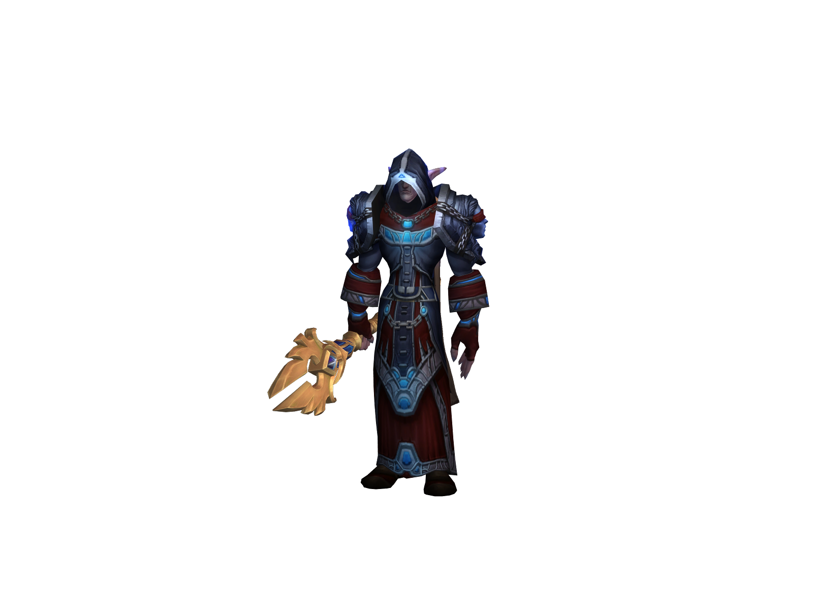 Qwkpriest 3D character render