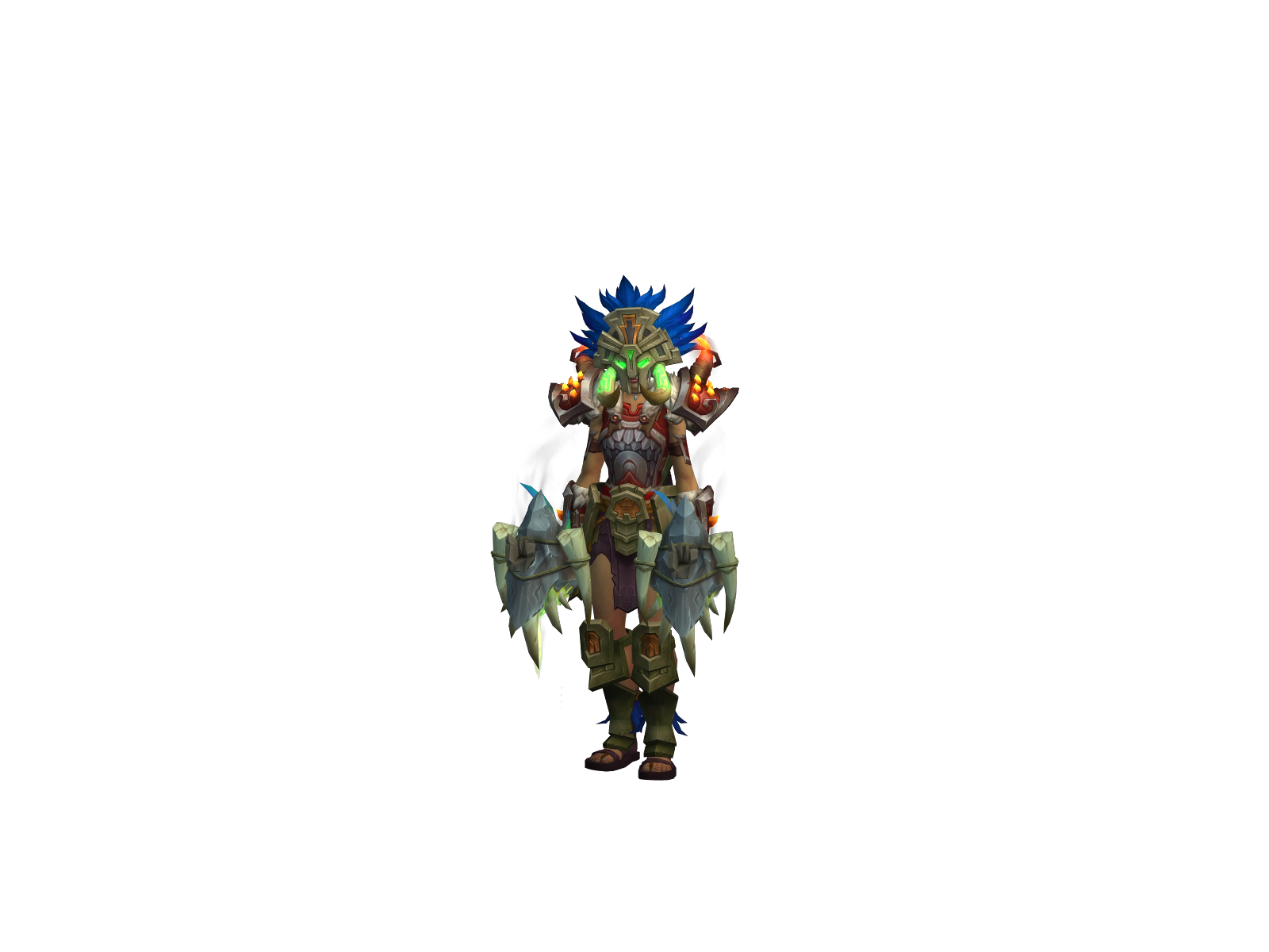 Nawluh 3D character render