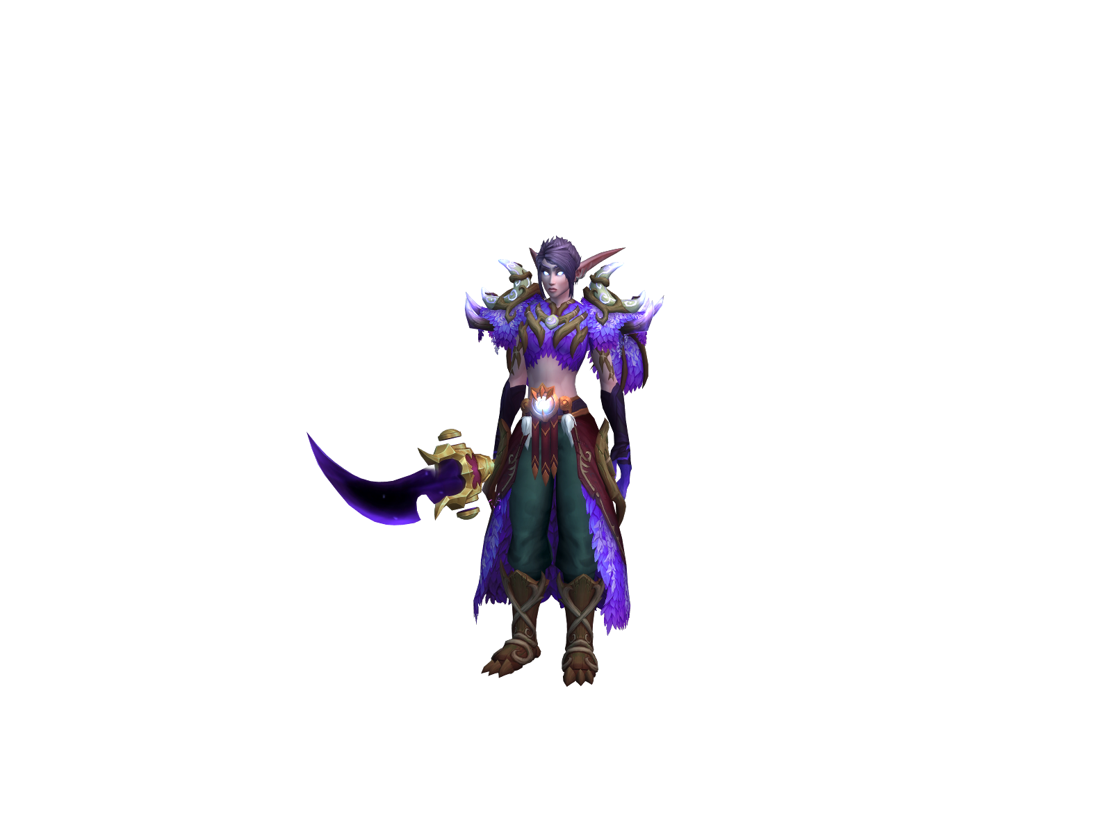 Ginll 3D character render