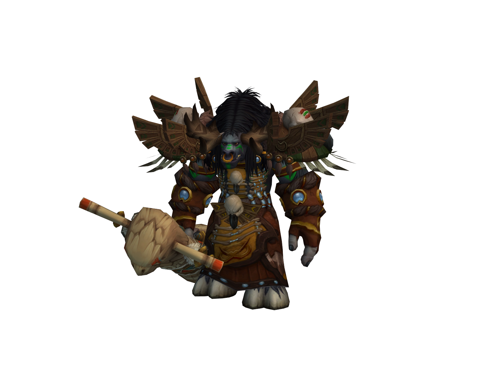 Tribalseeds 3D character render