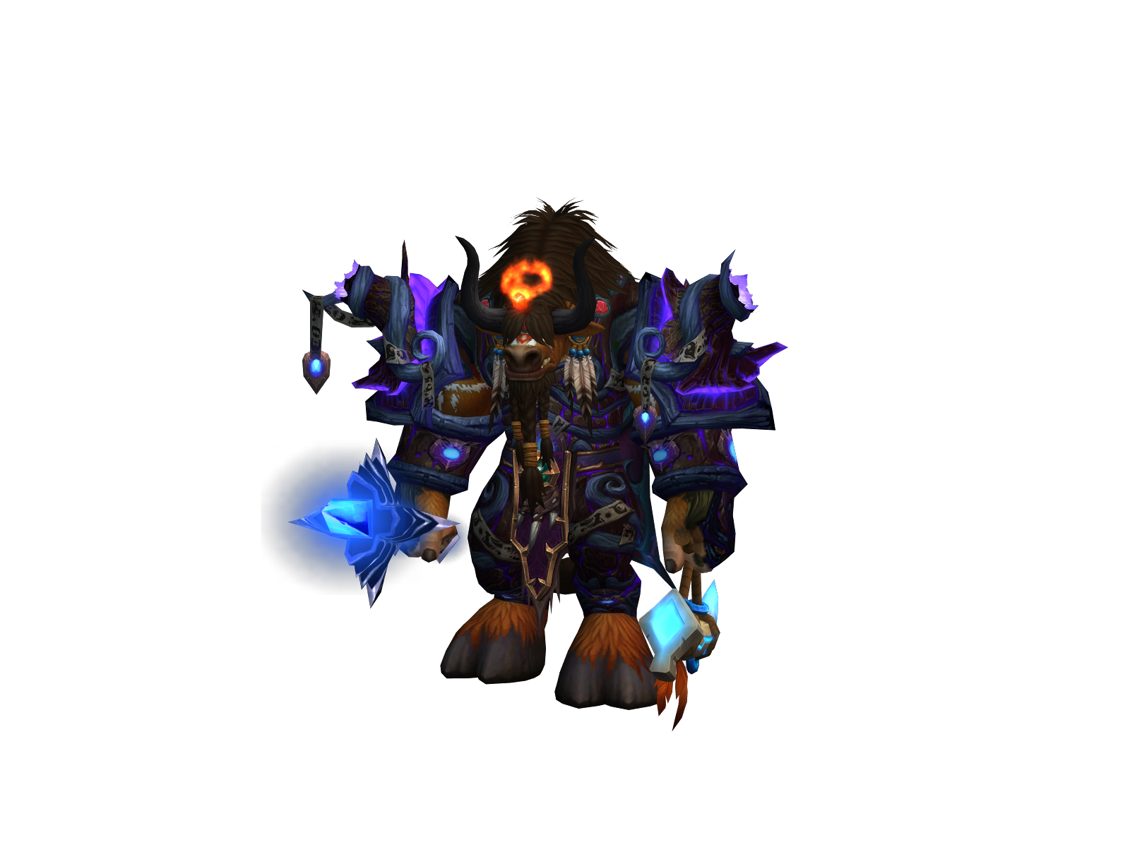 Mooawktuah 3D character render