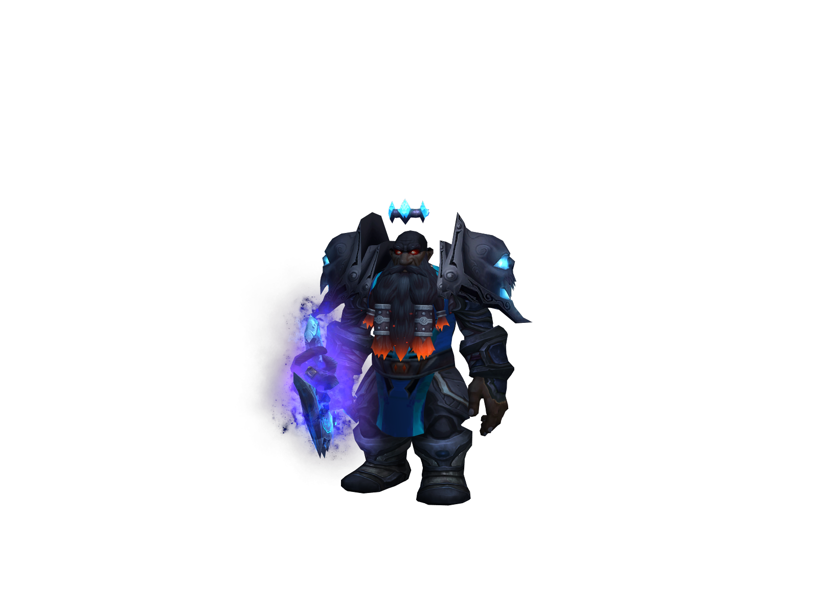 Deatherly 3D character render