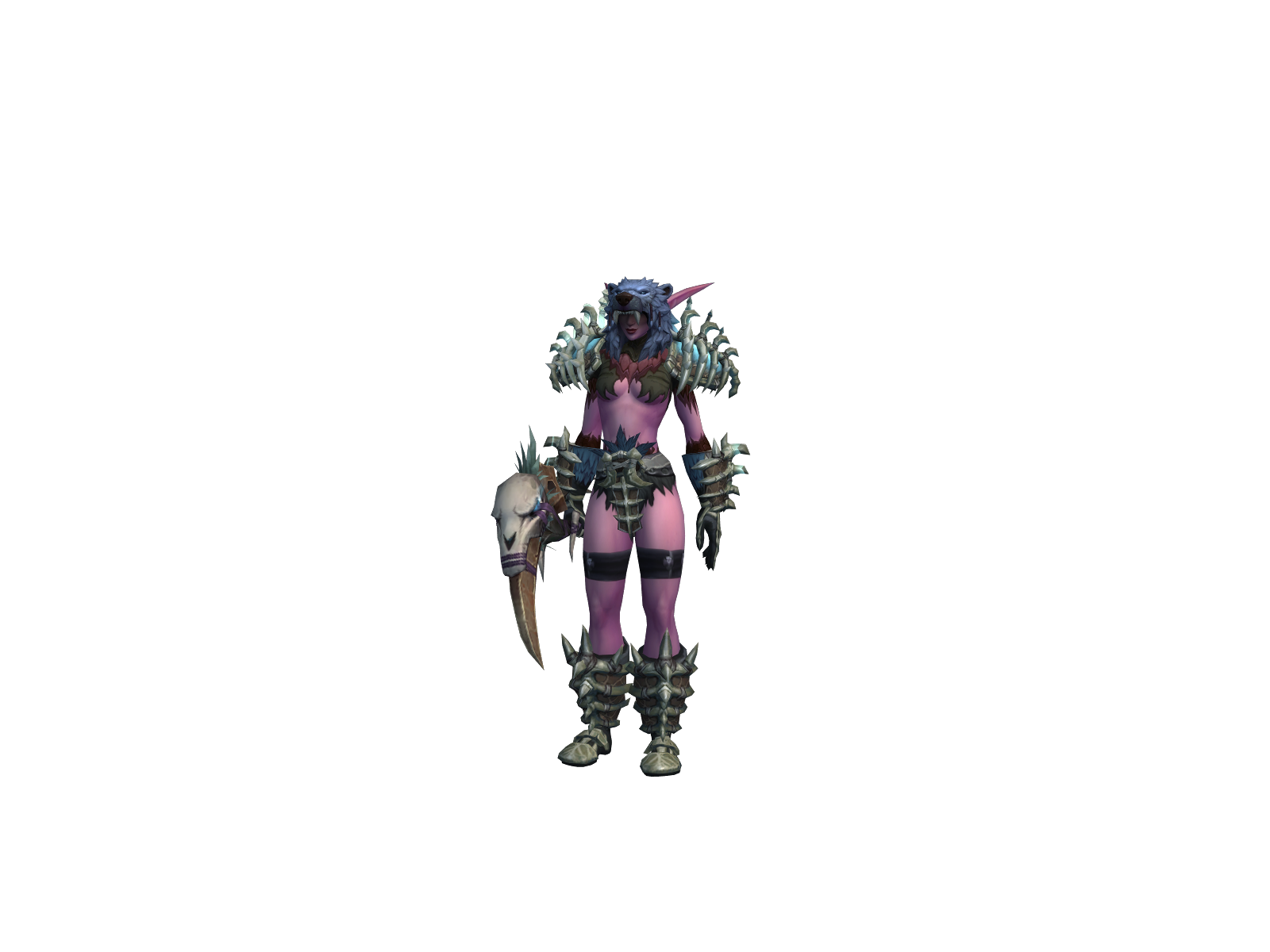 Toesin 3D character render