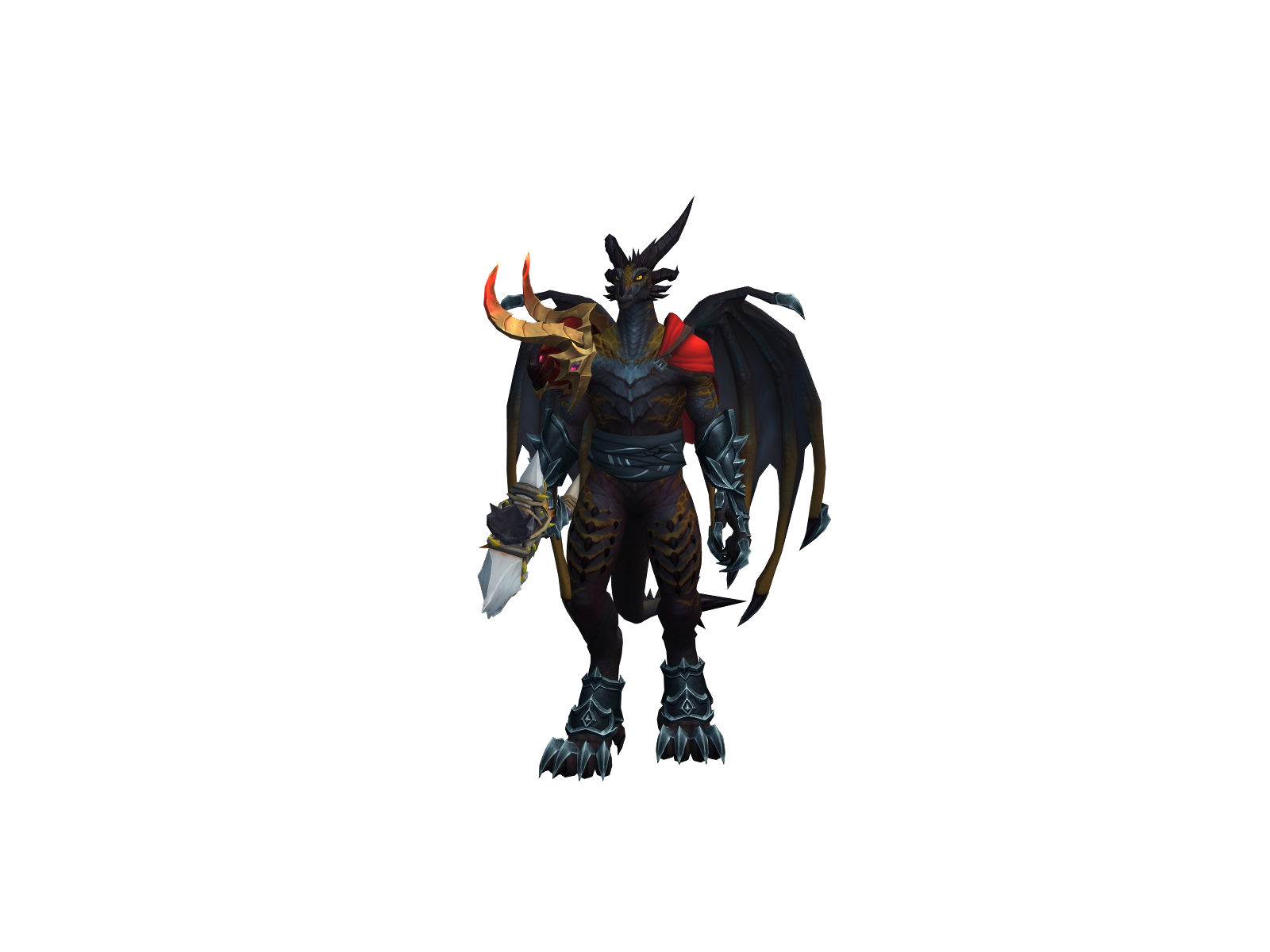Furyscale 3D character render