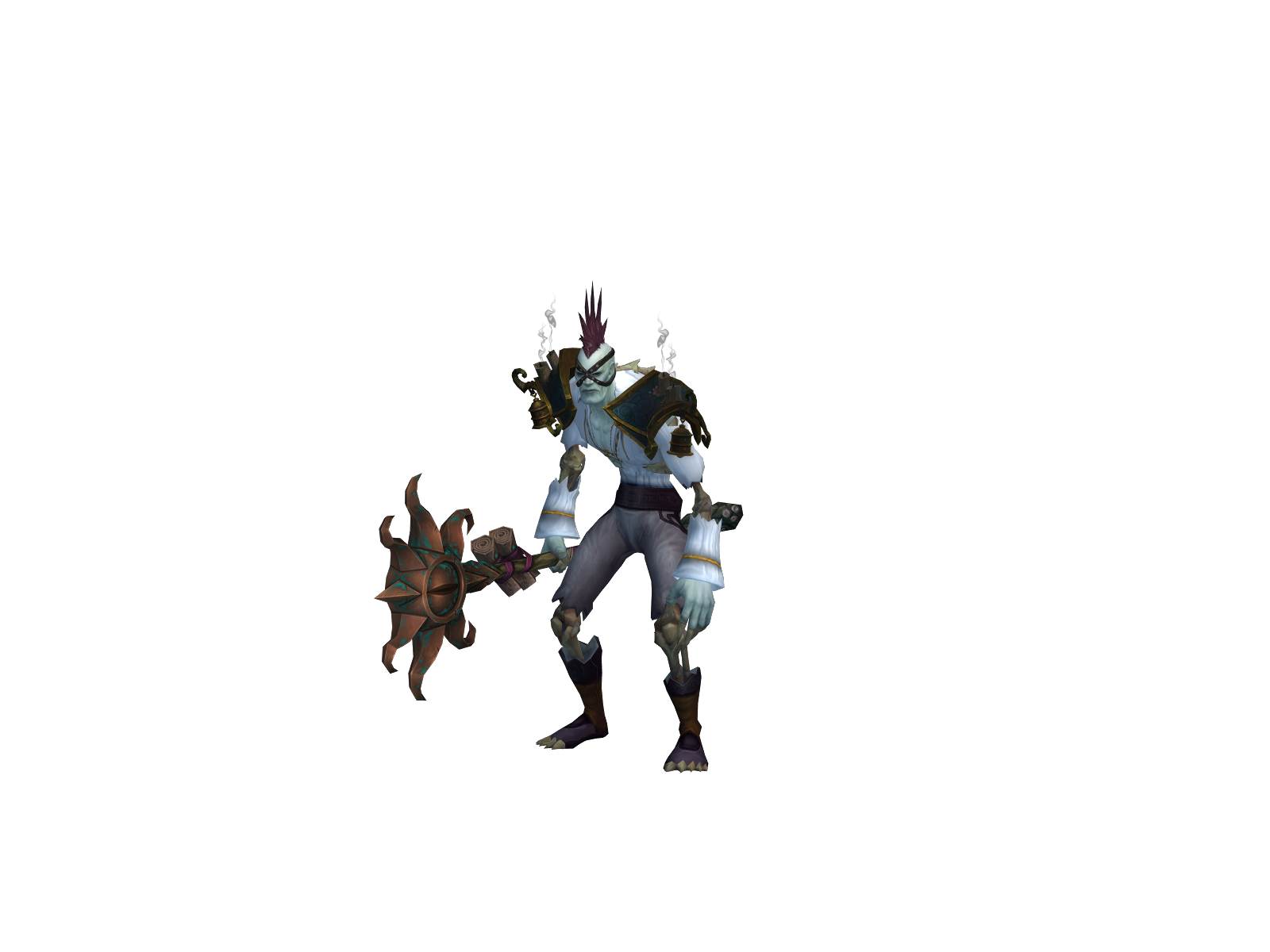 Streusen 3D character render