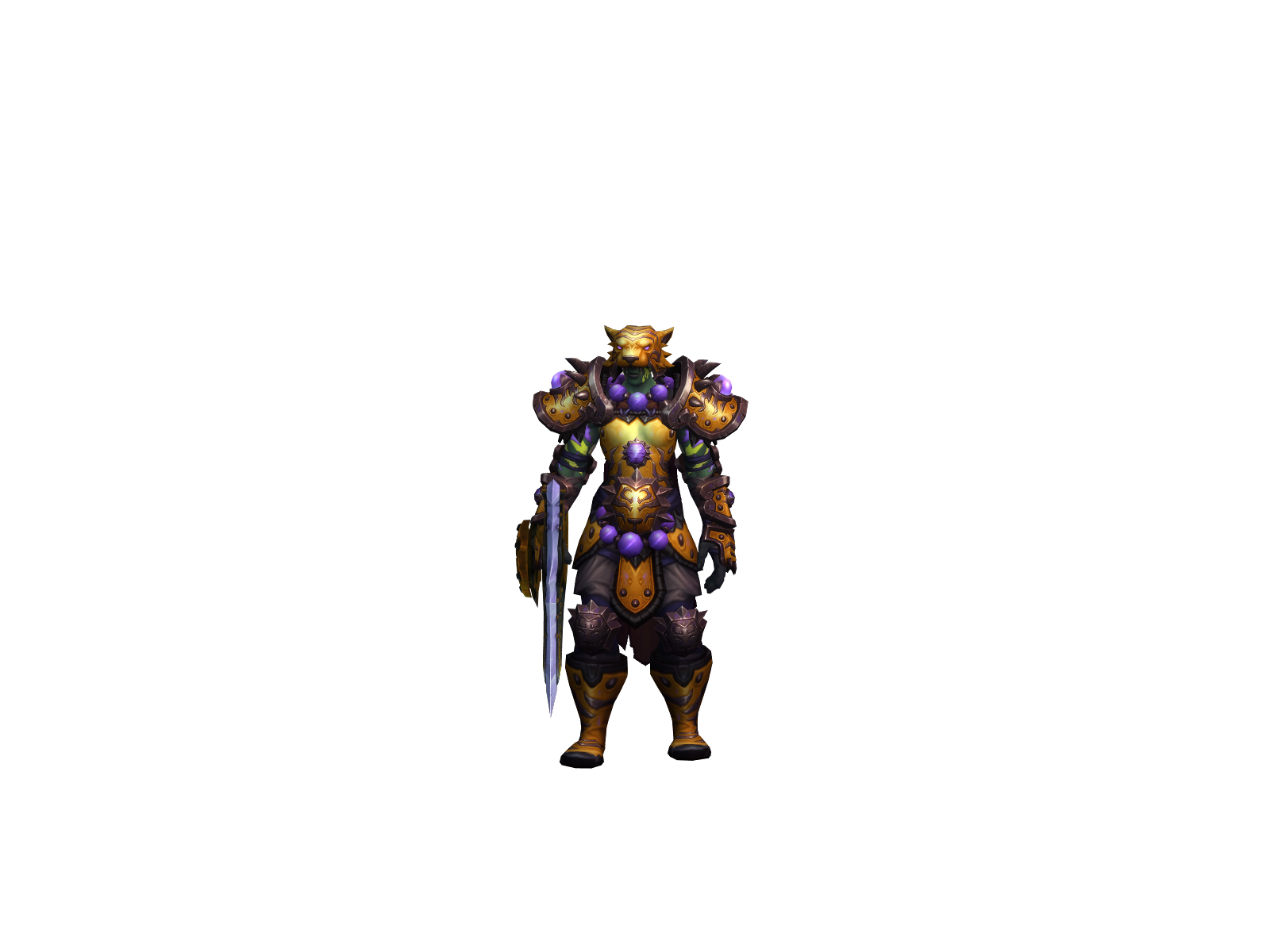 Shaolinshrek 3D character render