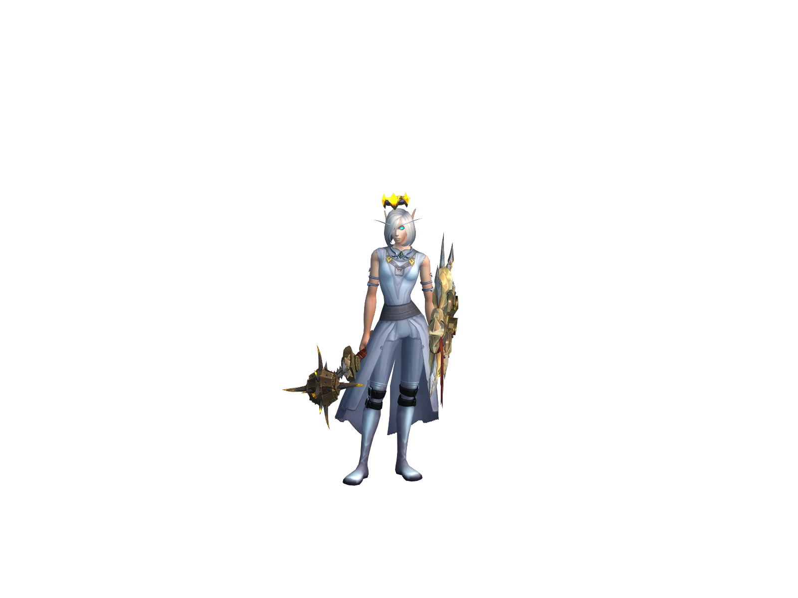 Bluebutpink character render