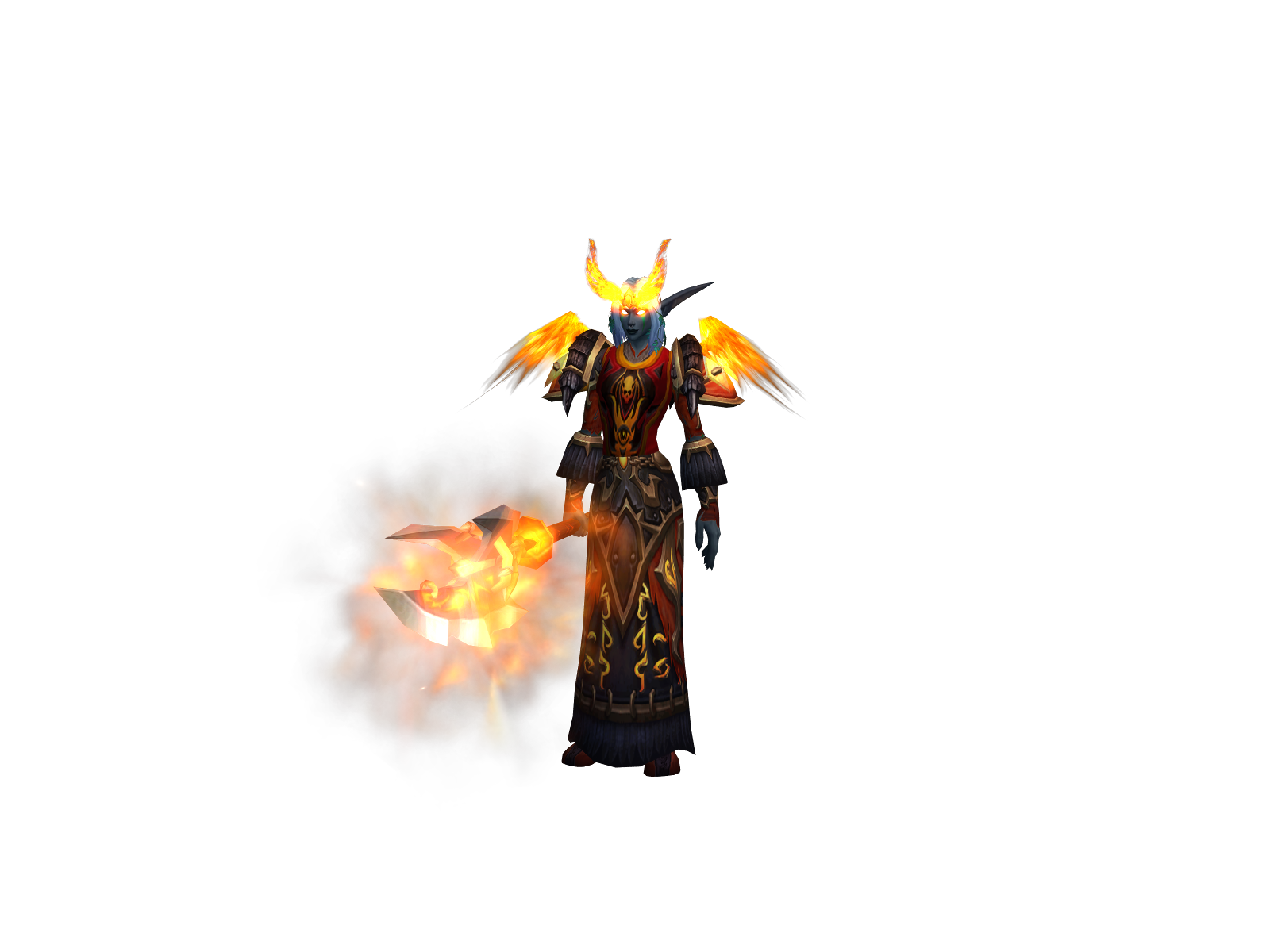 Flerian 3D character render
