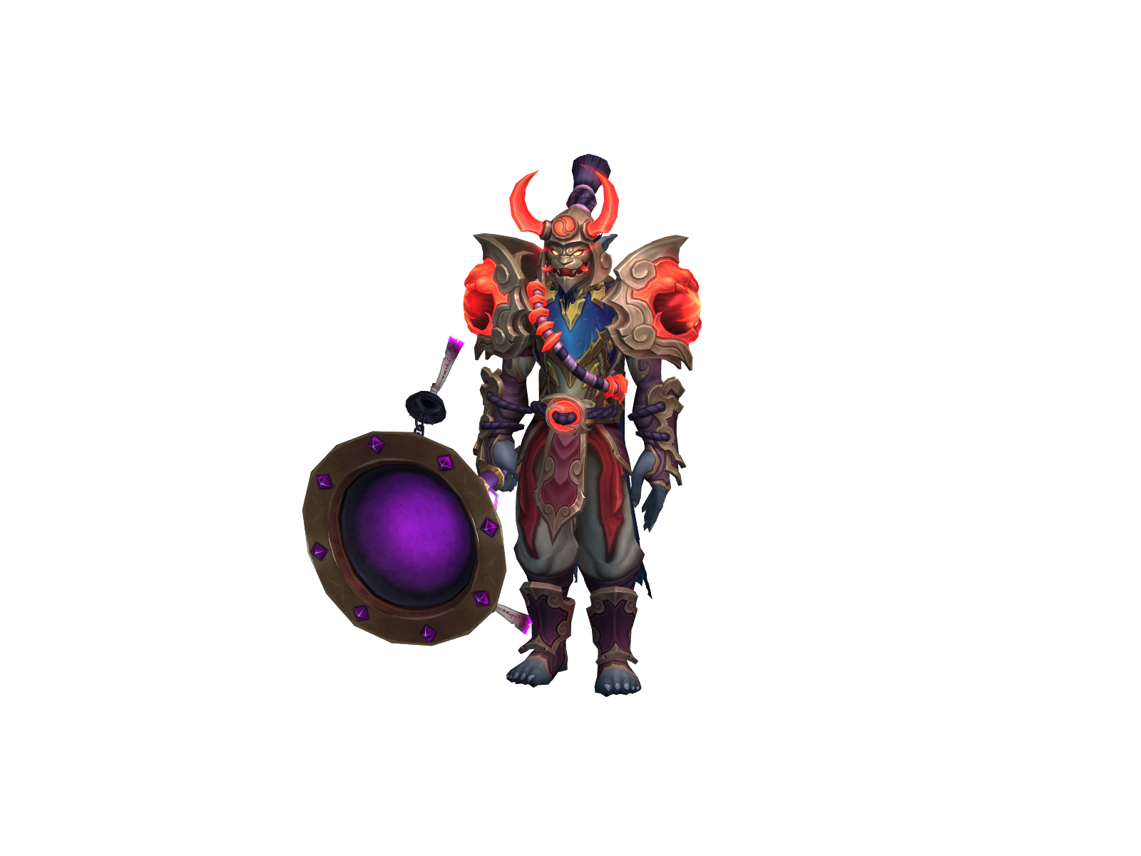 Shaolinmonnk 3D character render