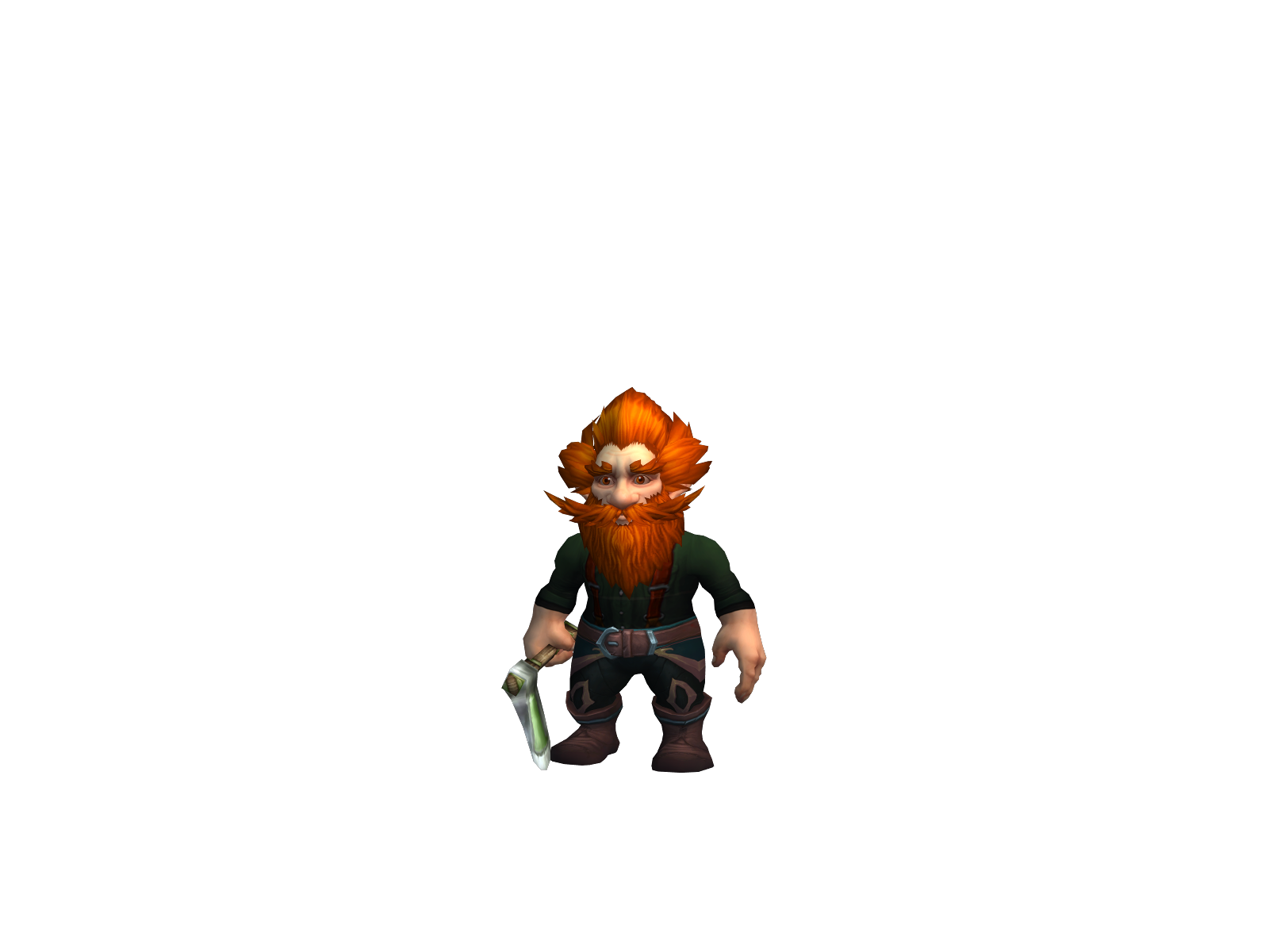 Gwildor 3D character render