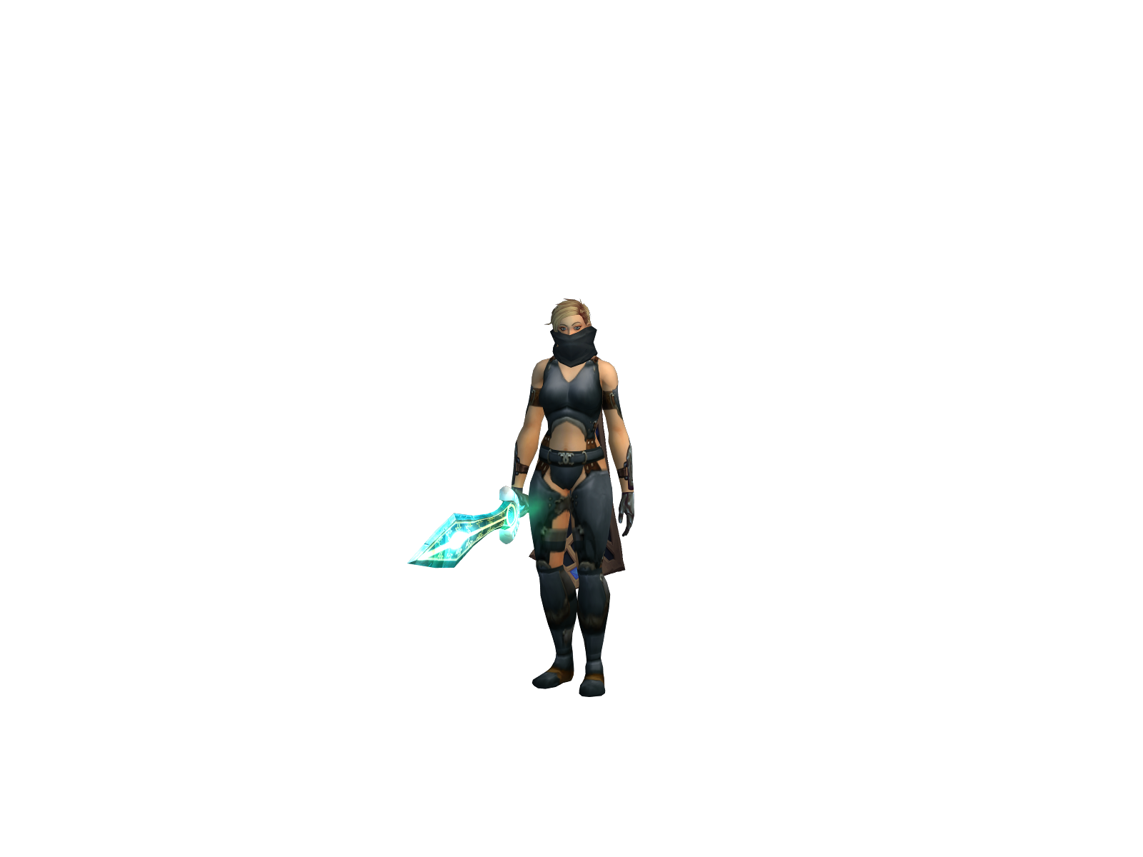 Thuggin 3D character render