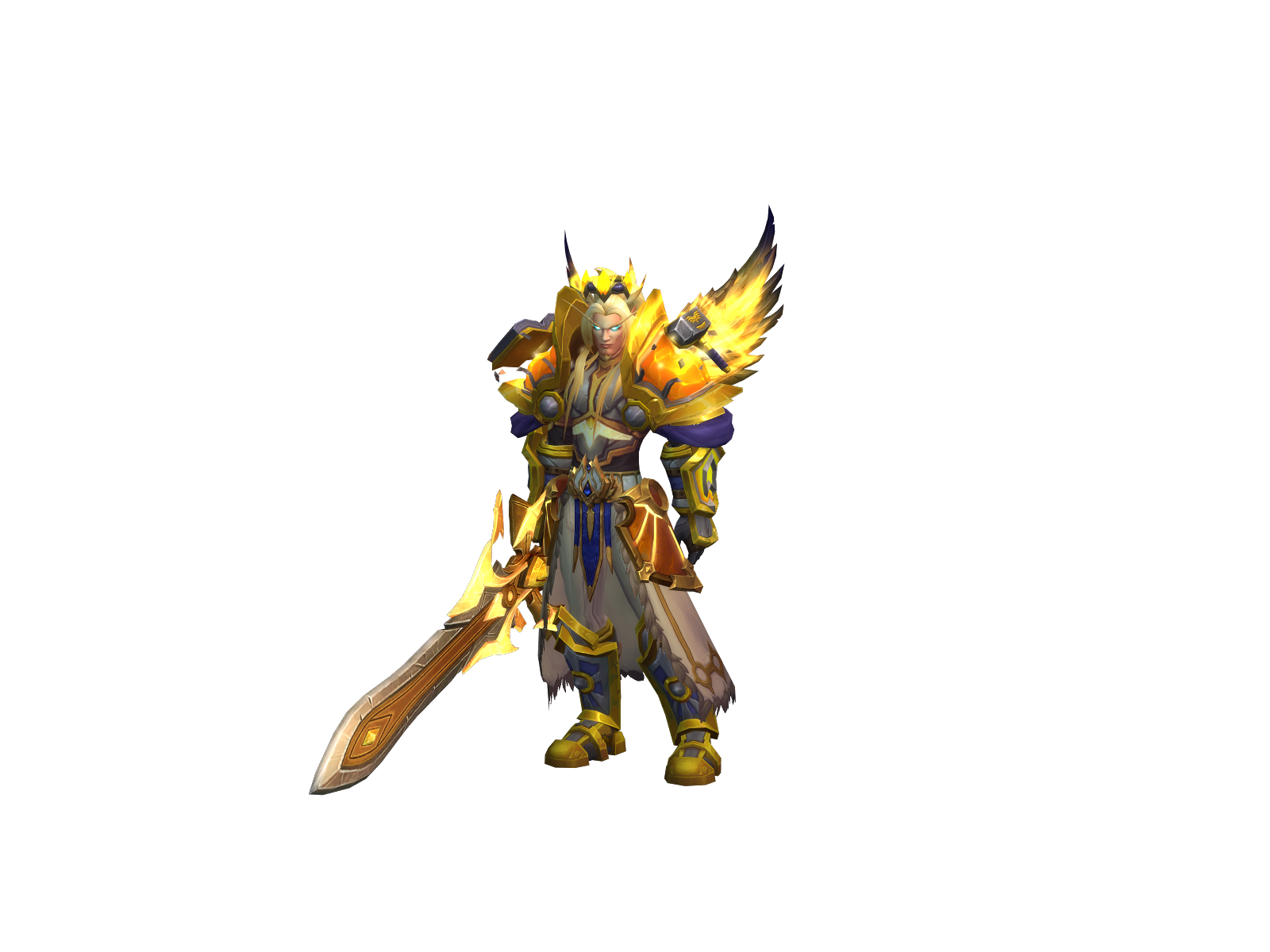Blacksha 3D character render