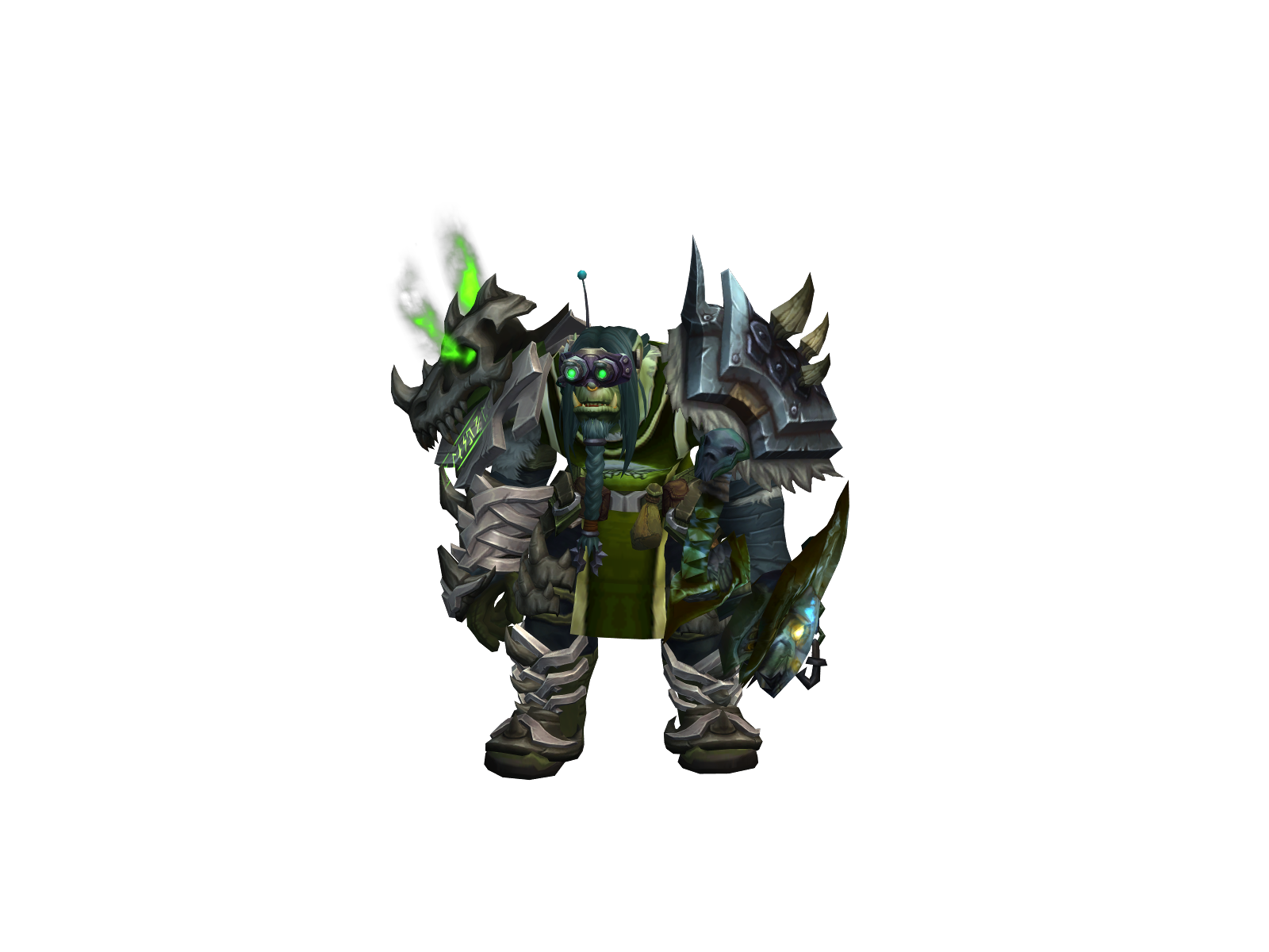 Qpác 3D character render