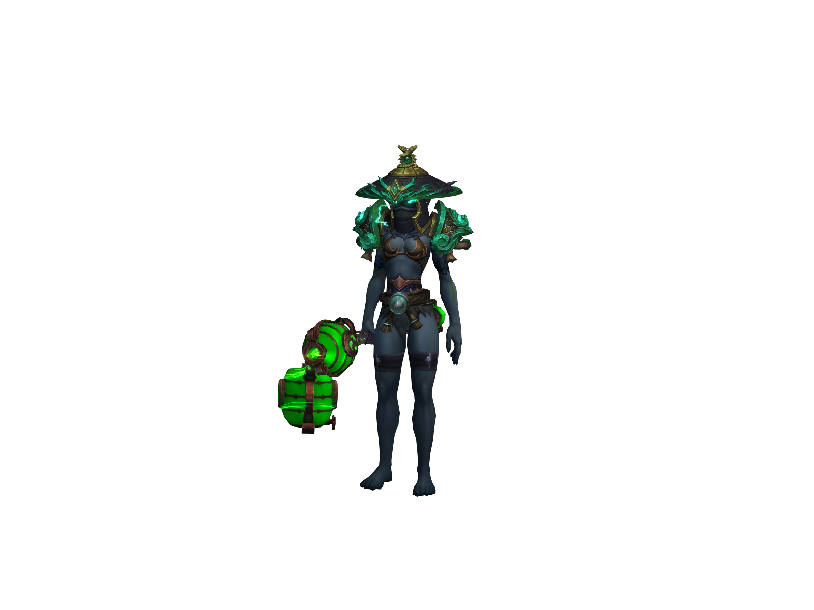 Tastychi 3D character render