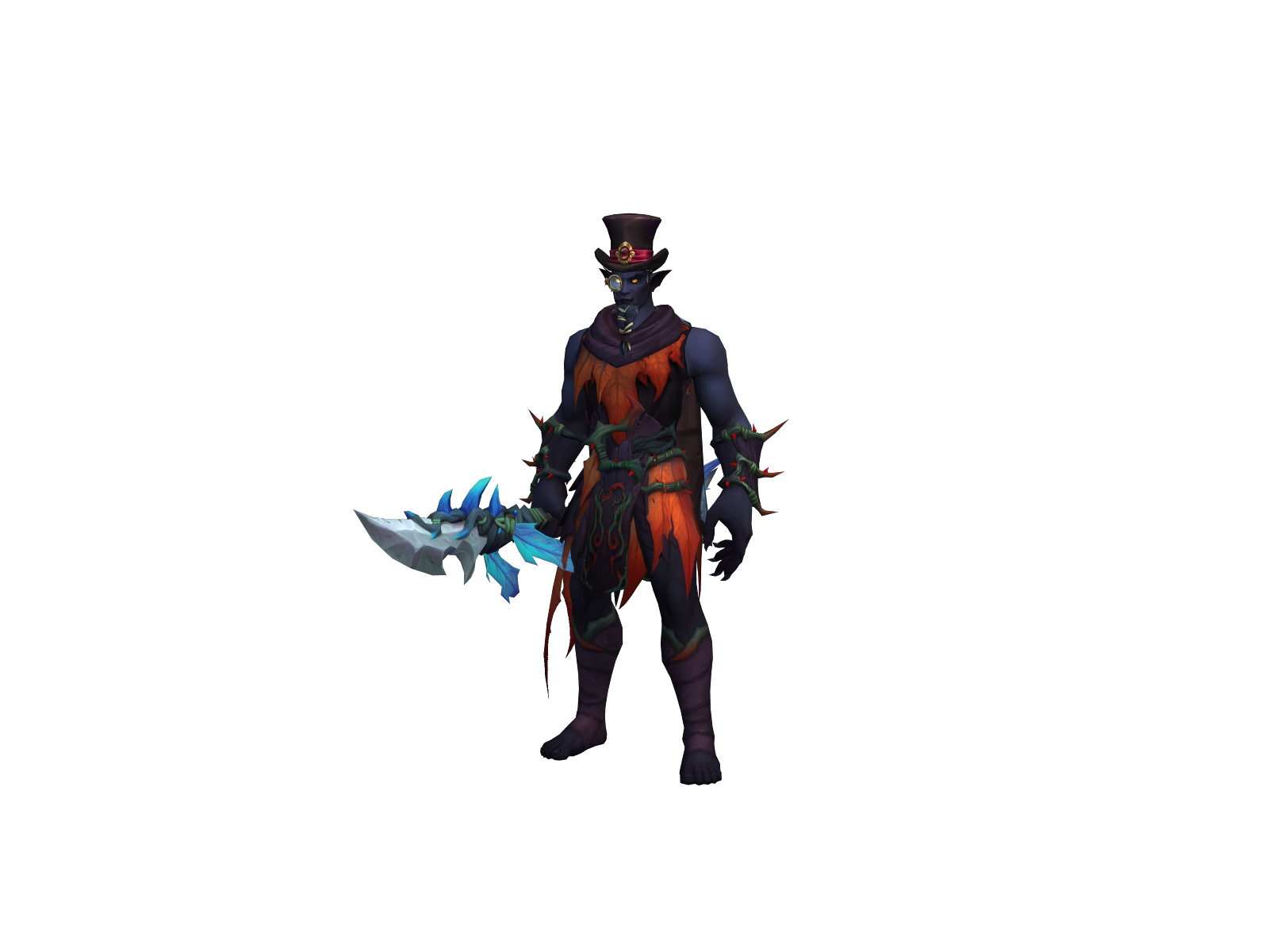 Rolledoats 3D character render