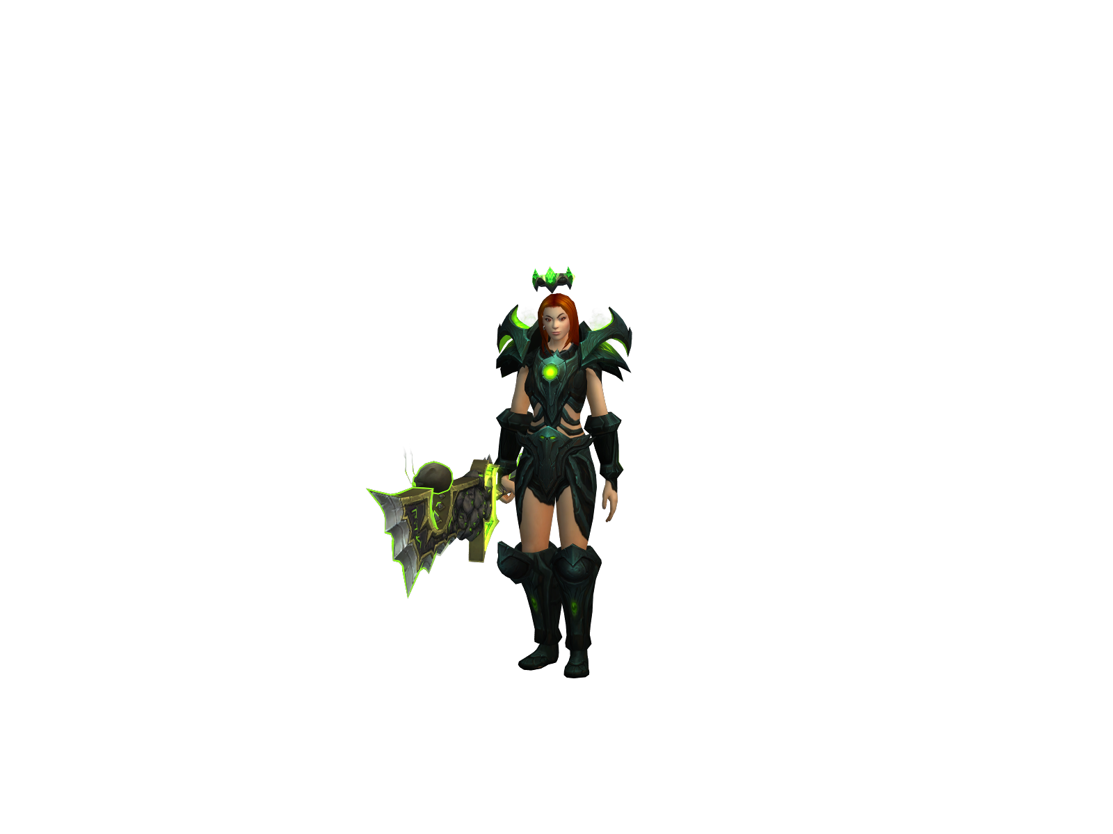Cassiar 3D character render