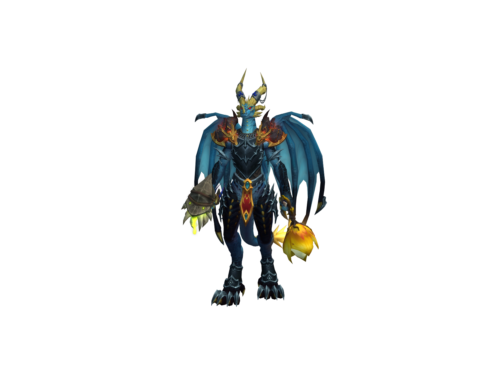 Dragonig 3D character render