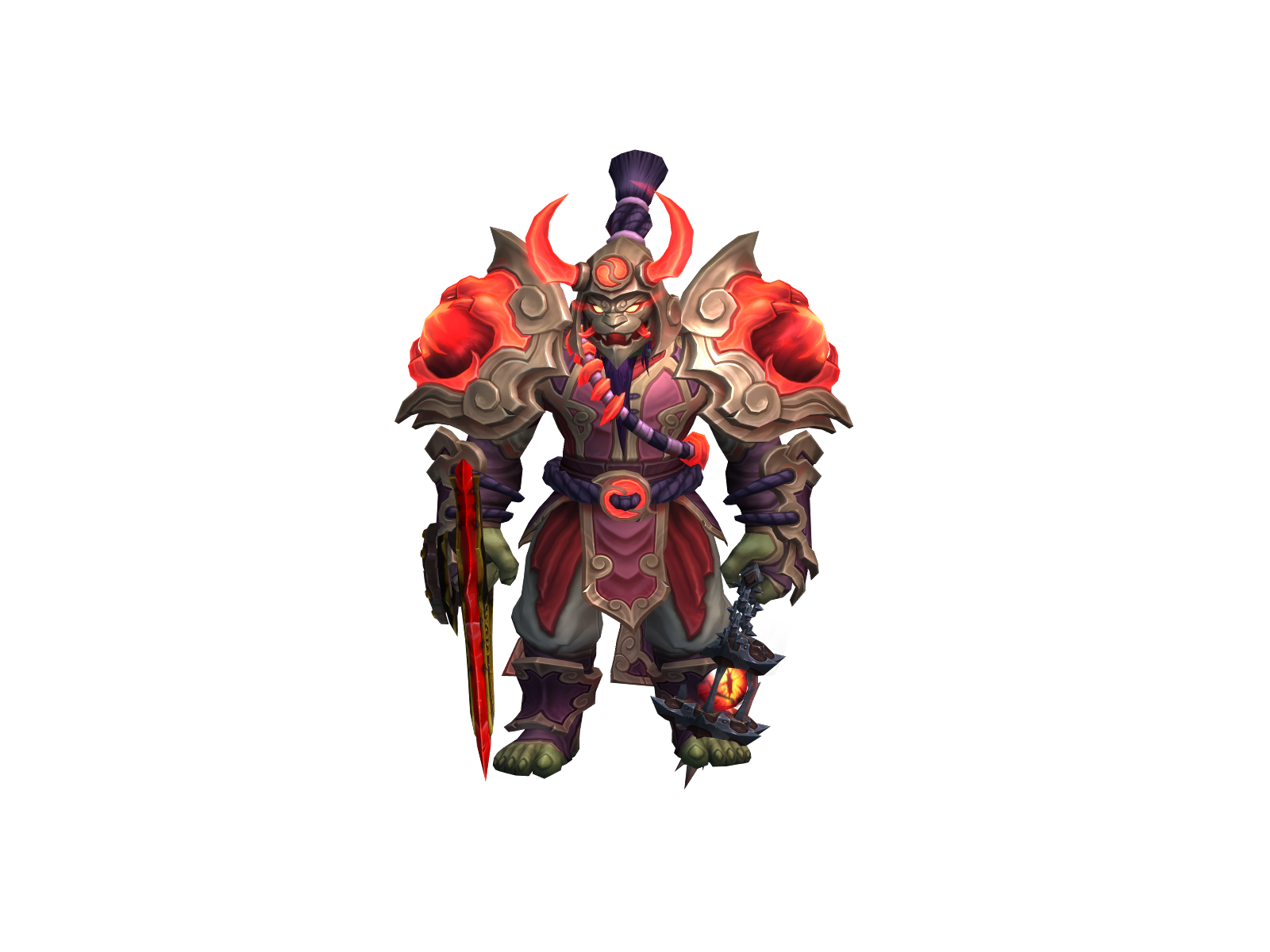 Rumm 3D character render