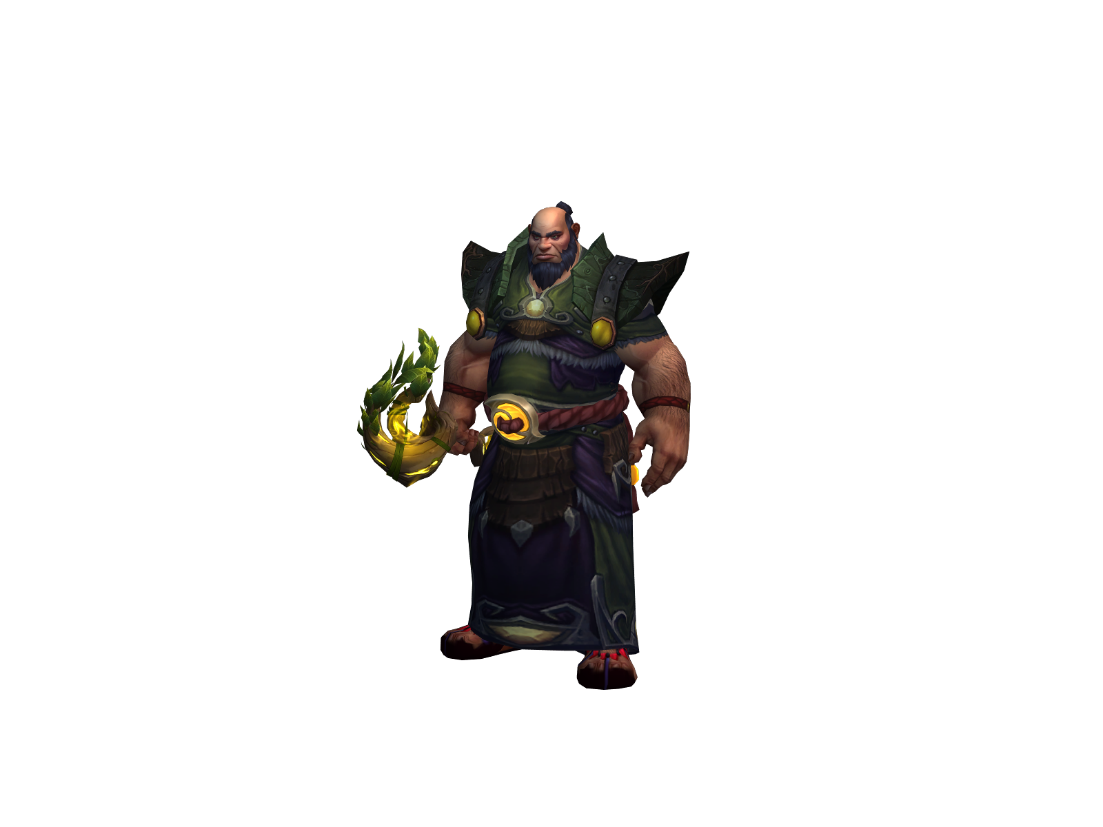 Baaksau 3D character render