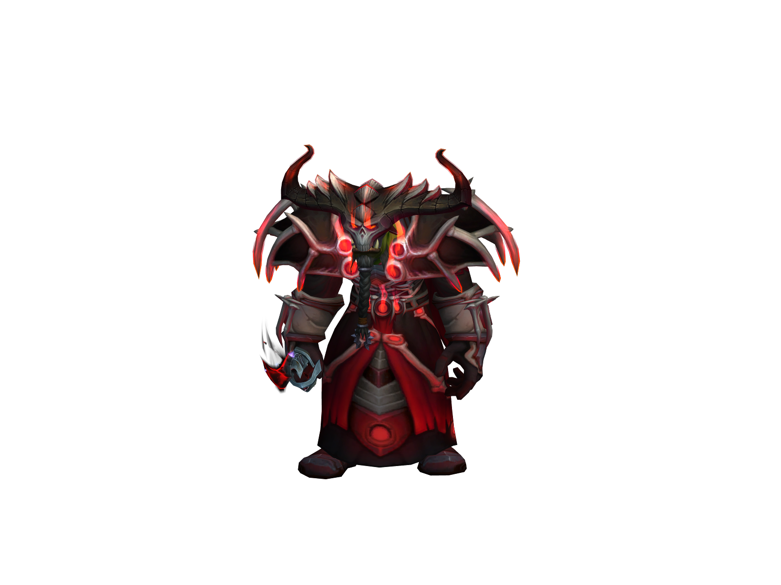 Geedörah 3D character render