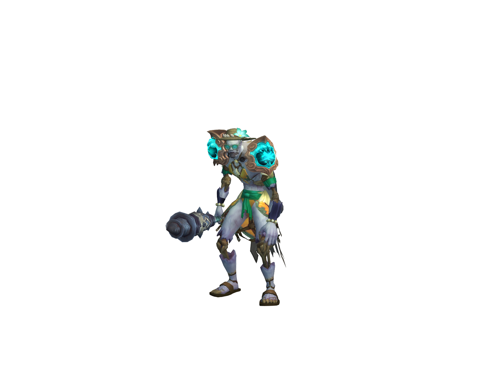 Bonekung 3D character render