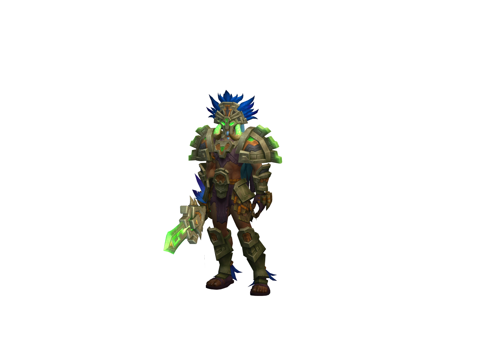 Daghba 3D character render