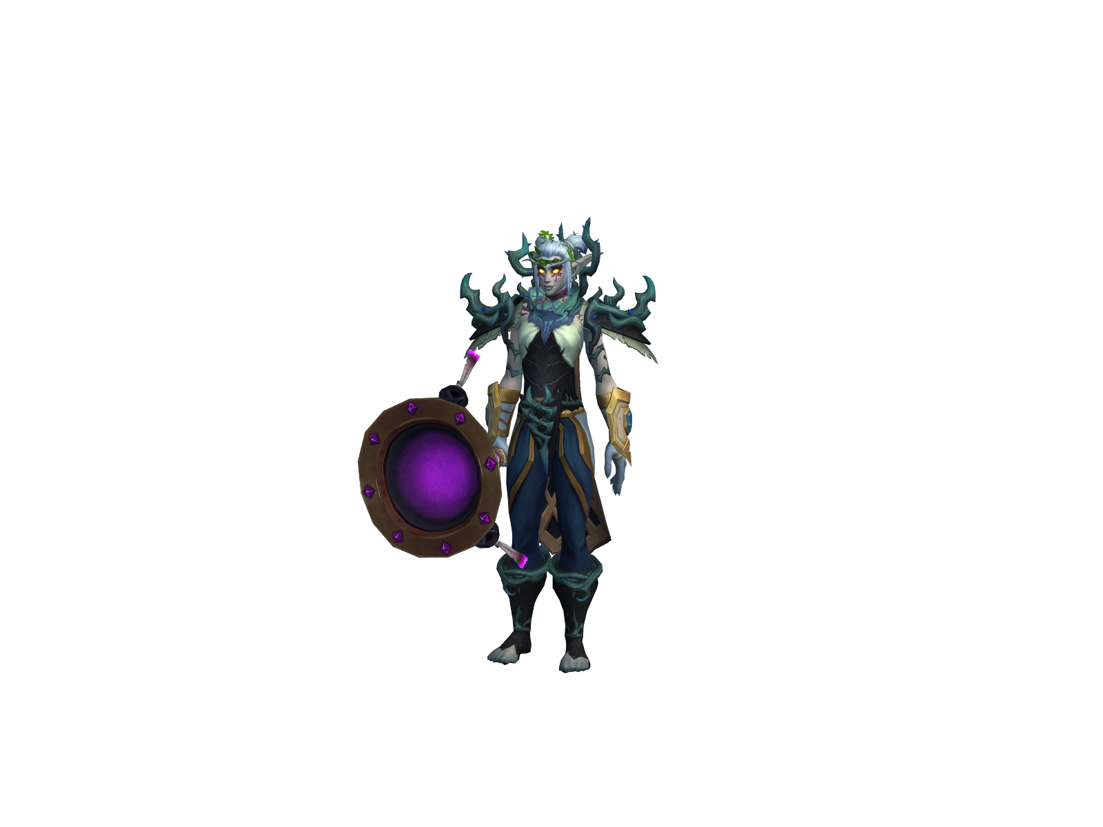 Wnbapriestie 3D character render