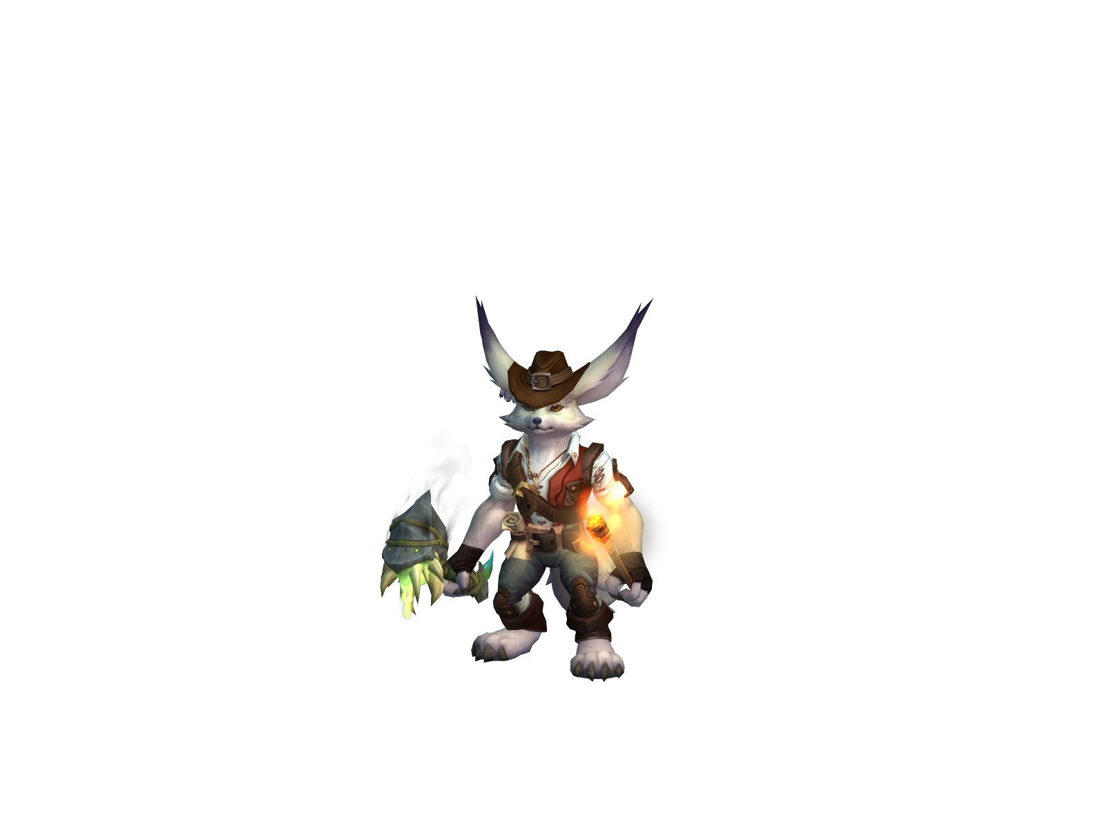 Vulpenance 3D character render