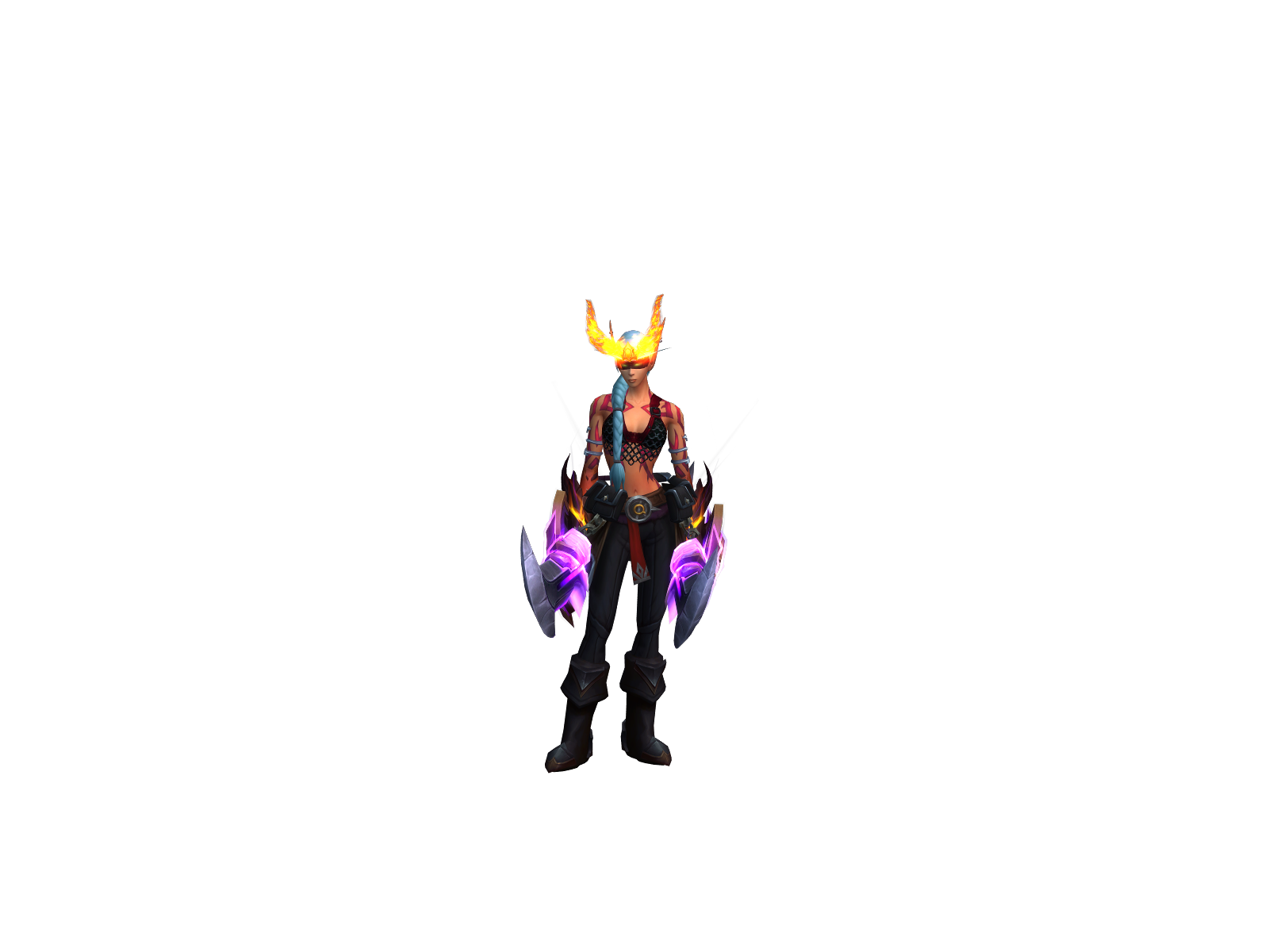Daernys 3D character render