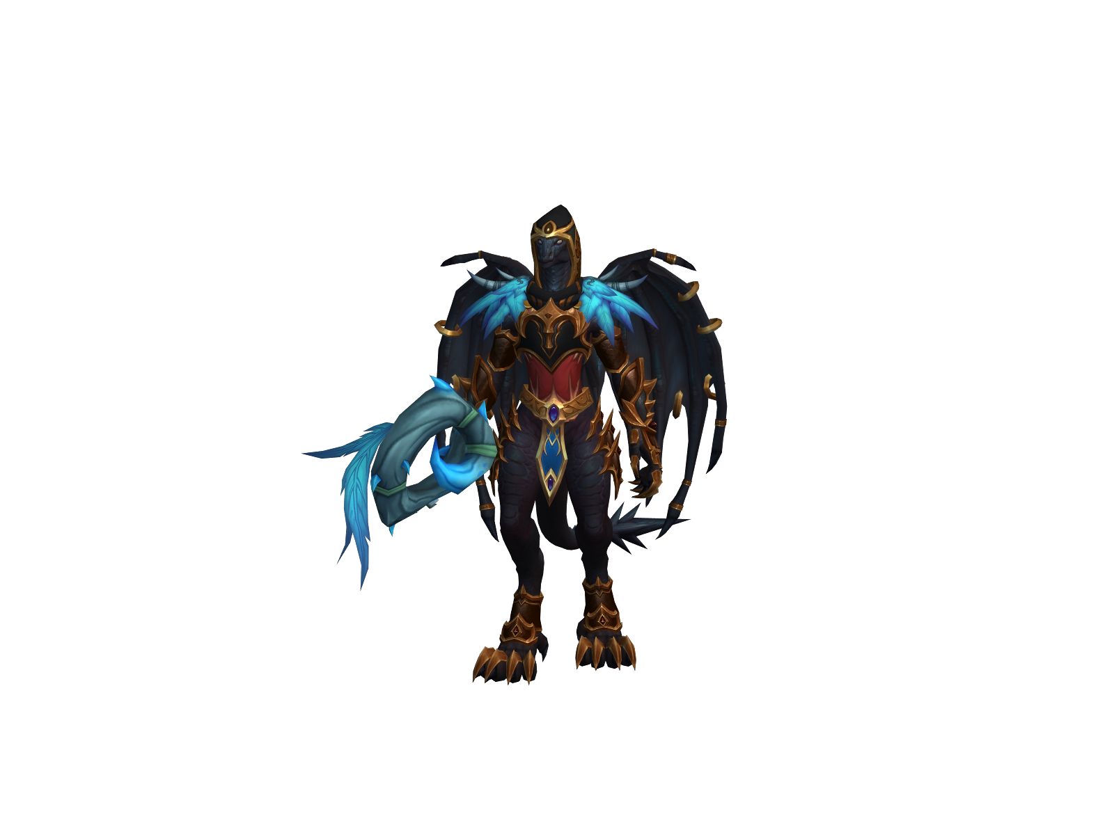 Evawks 3D character render