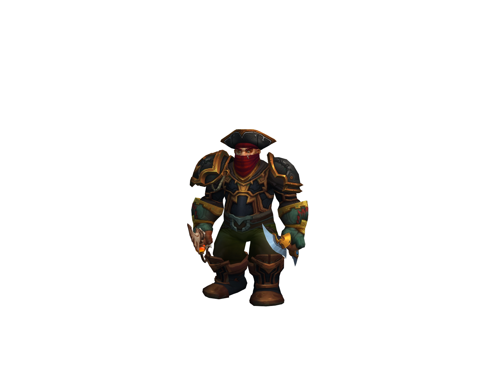 Heptahedral character render