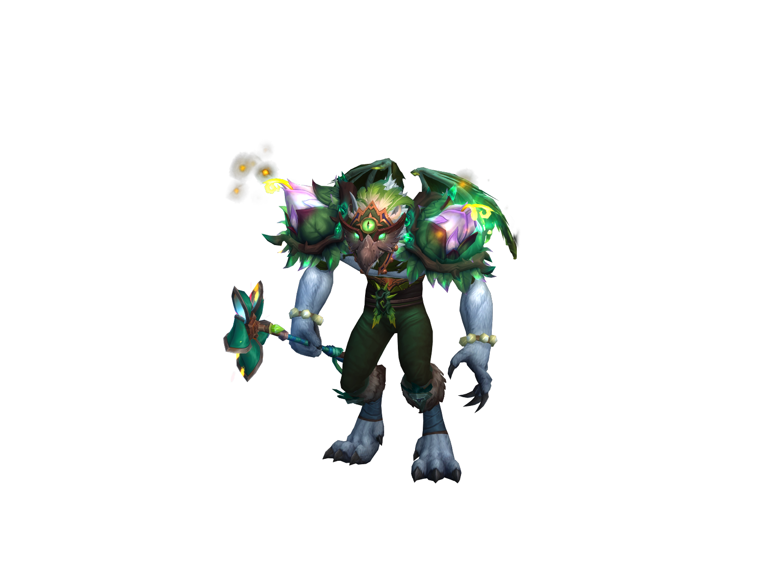 Stinkywolf 3D character render