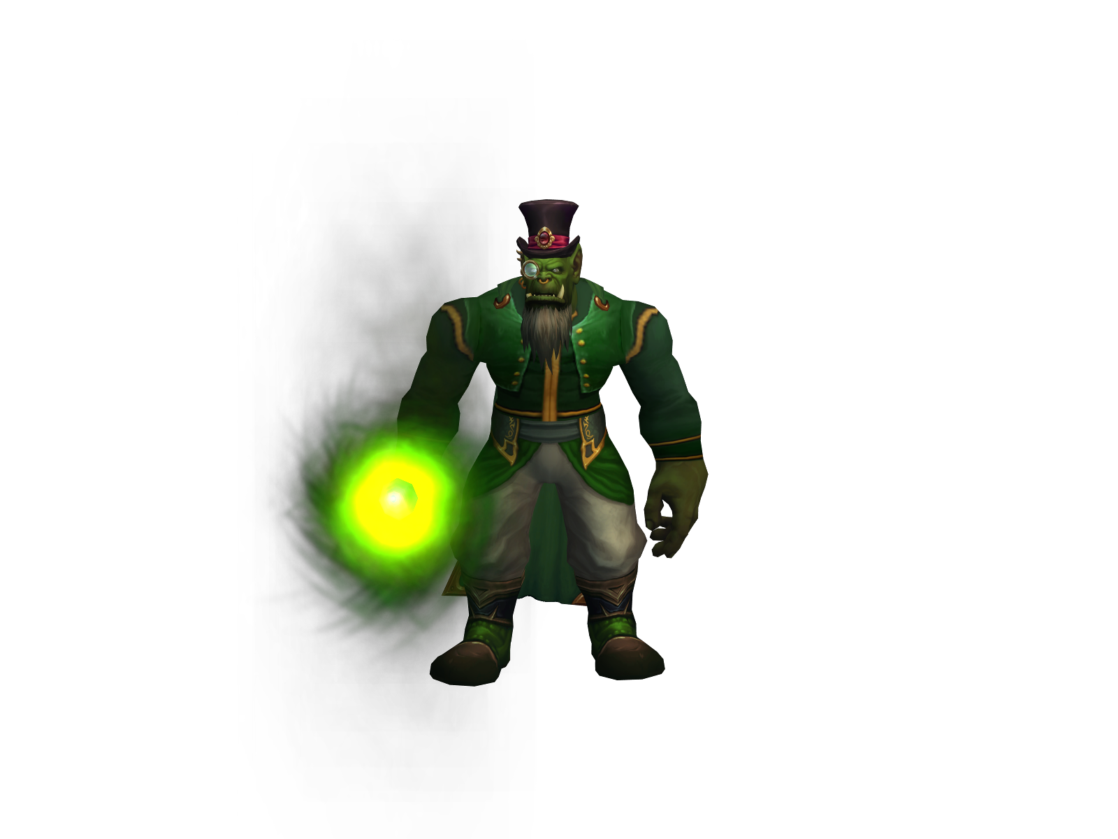 Planting 3D character render
