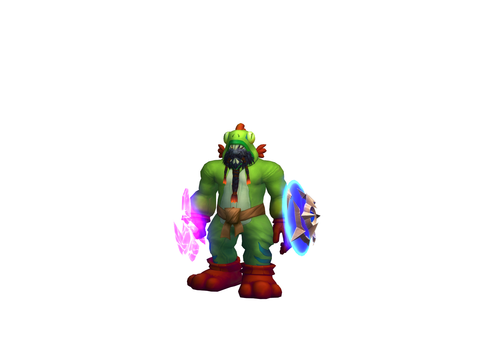 Clacc 3D character render