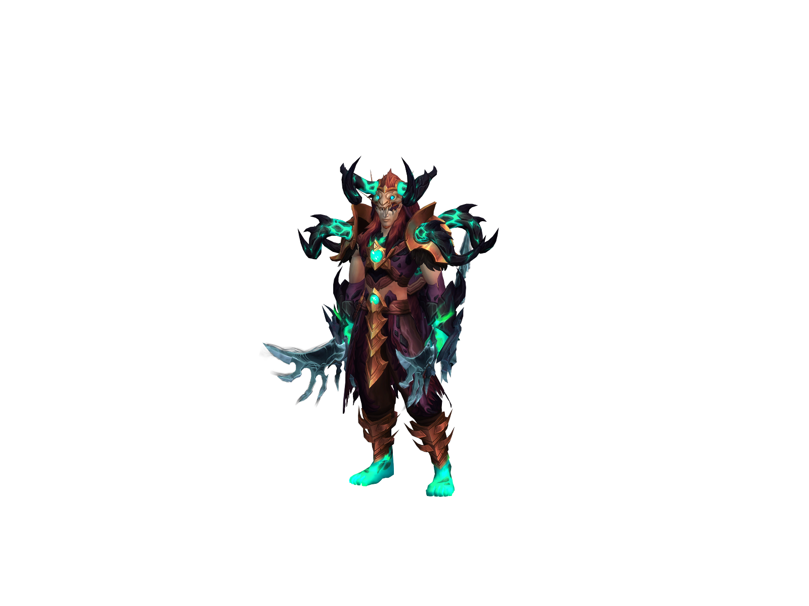 Greendoubt 3D character render
