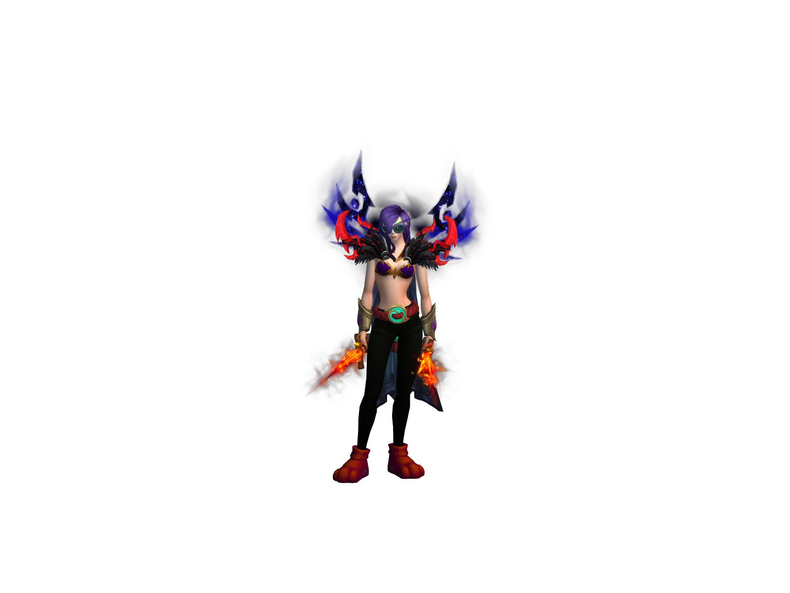 Jungfrau 3D character render