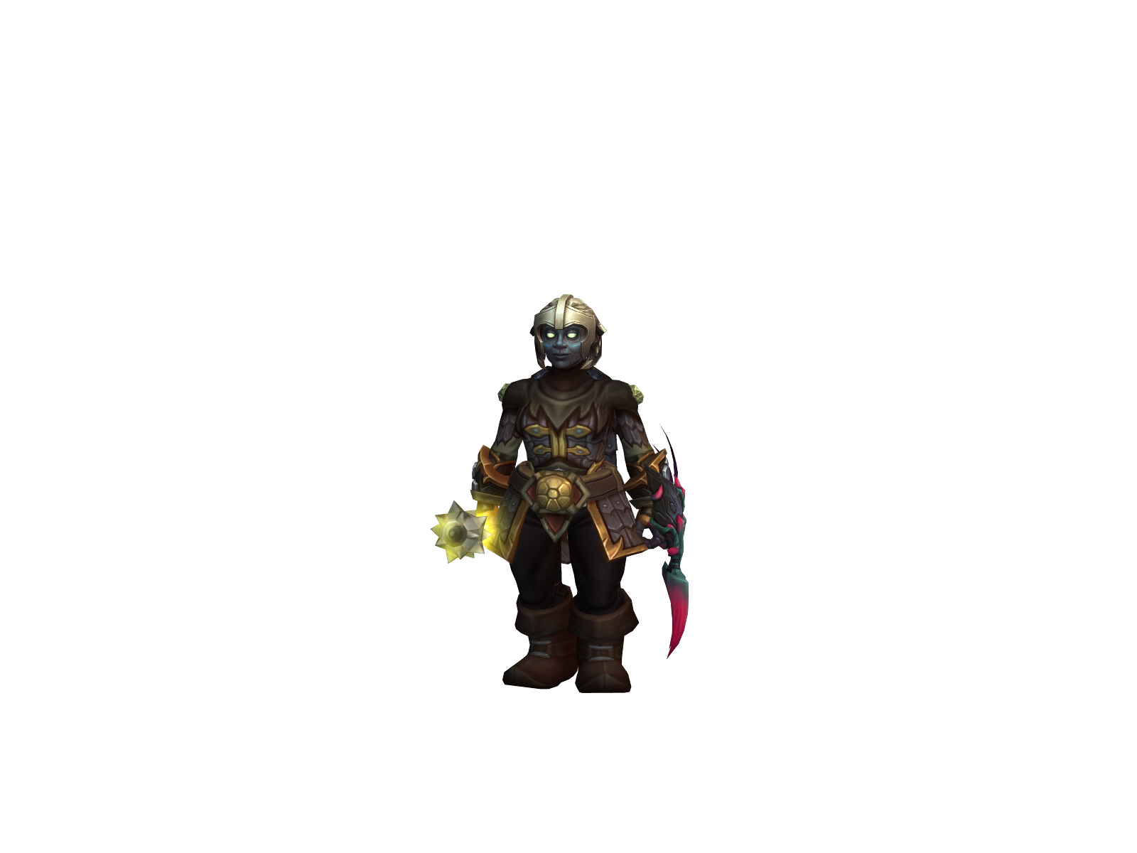 Pão 3D character render