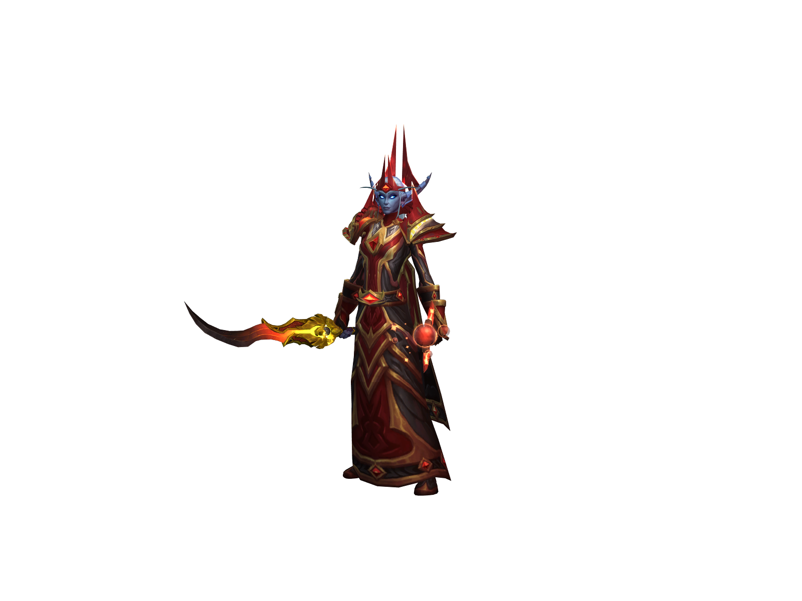 Cinderwitch 3D character render