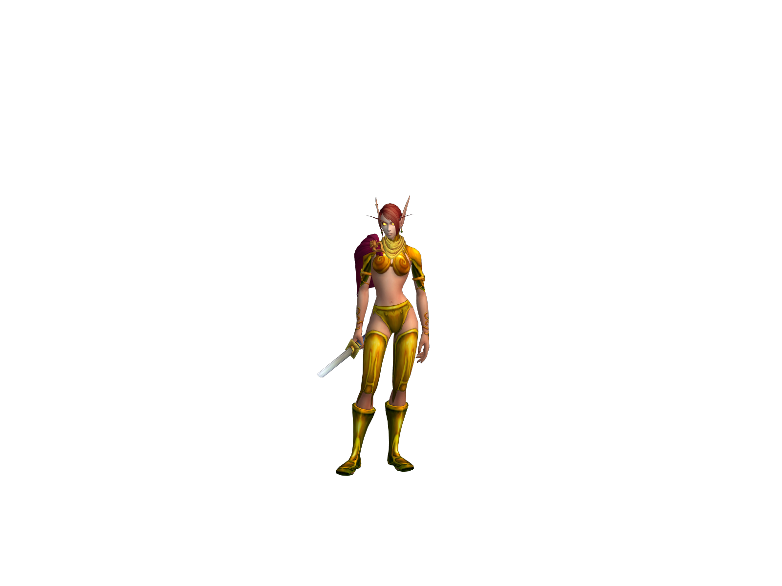 Keie 3D character render