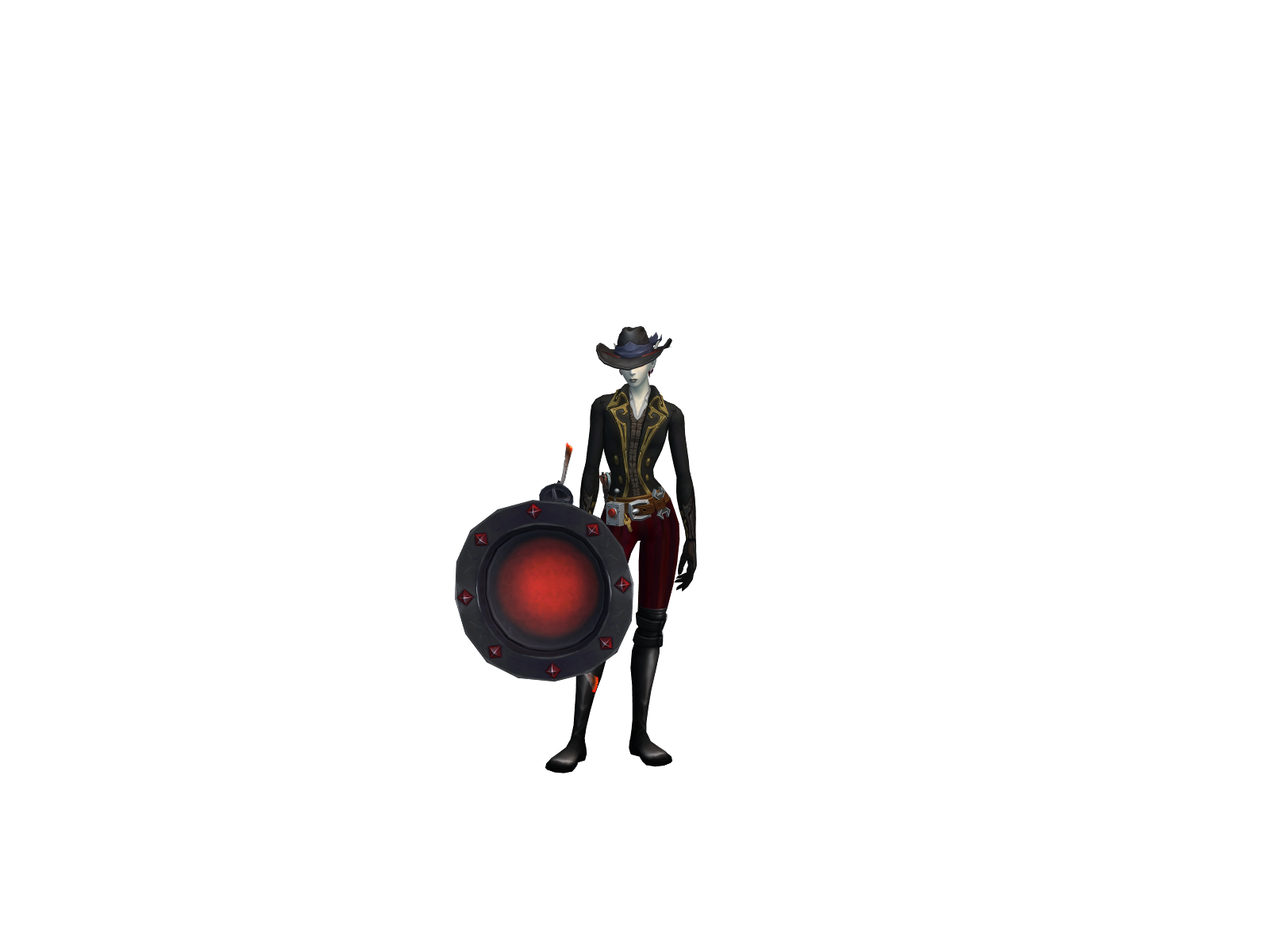 Incendara 3D character render