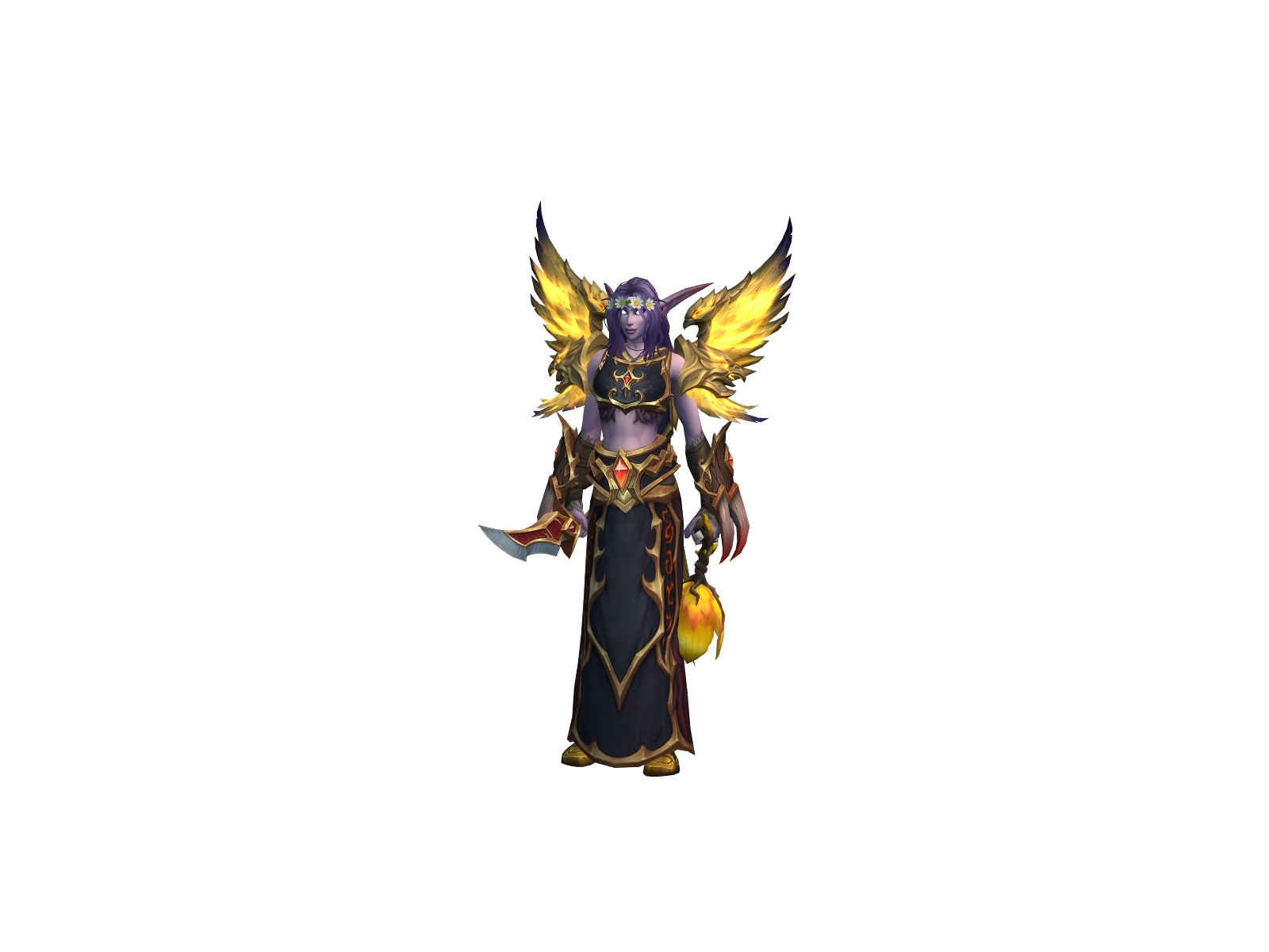 Lacrimosae 3D character render