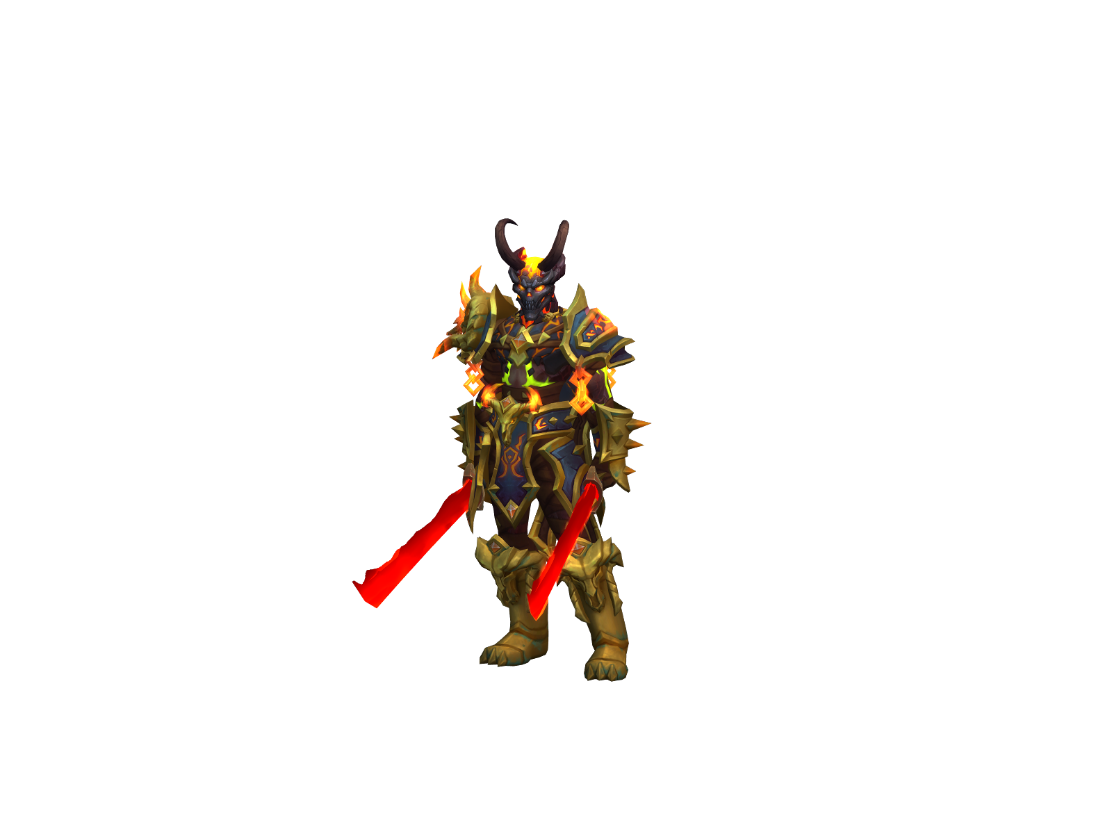 Shamanniubi 3D character render