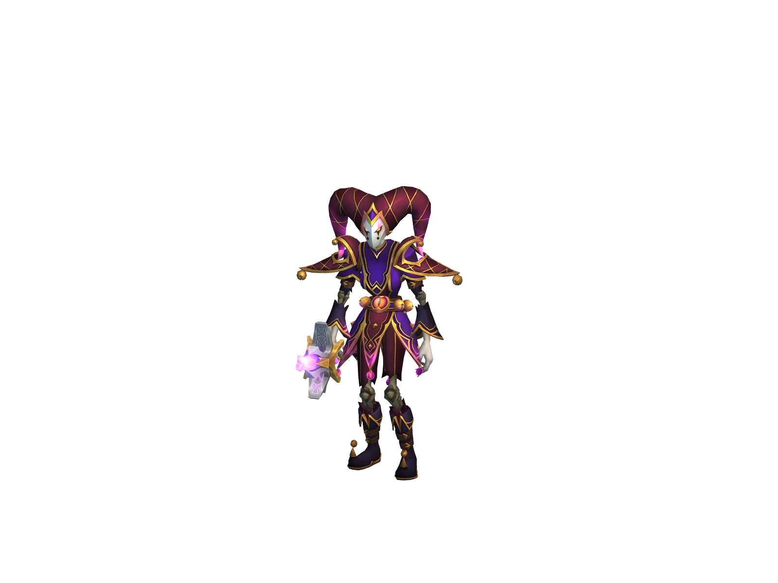 Skellycurse 3D character render