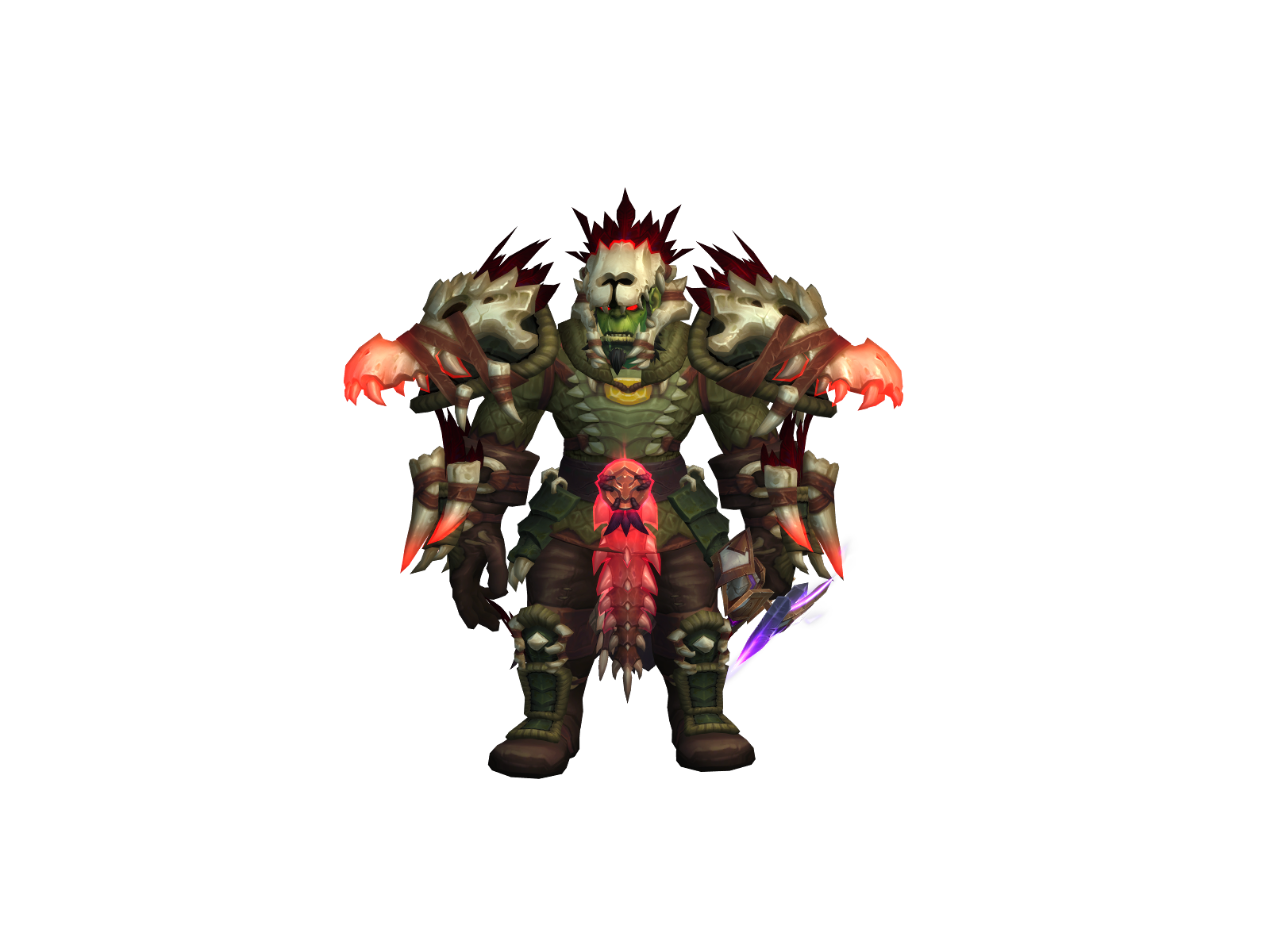 Forkinorc 3D character render