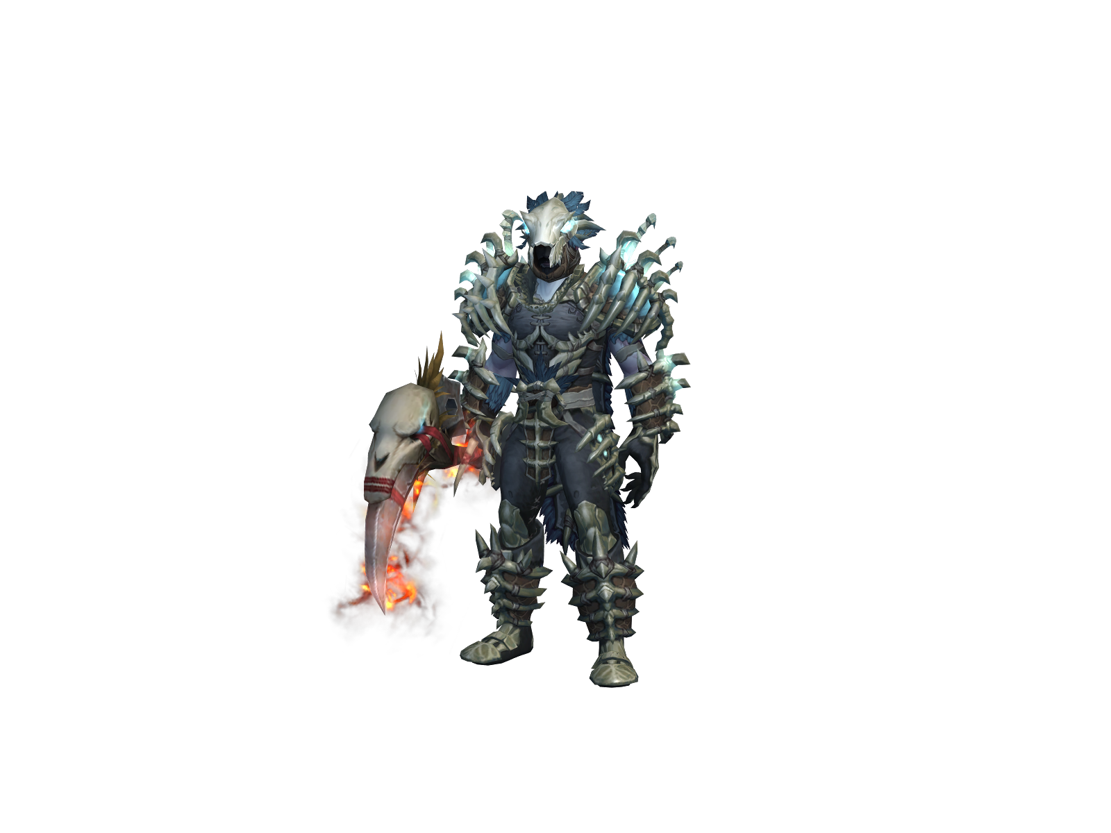 Diablø 3D character render