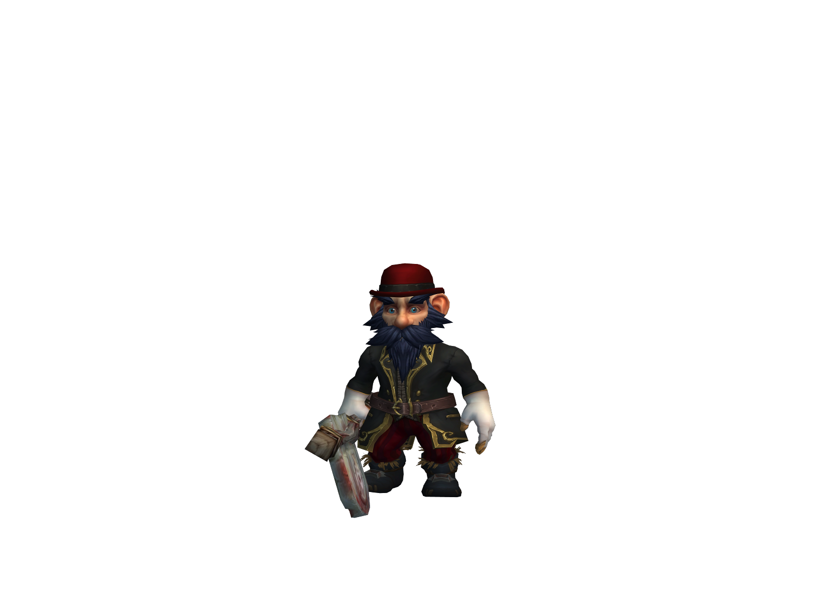 Frugged 3D character render