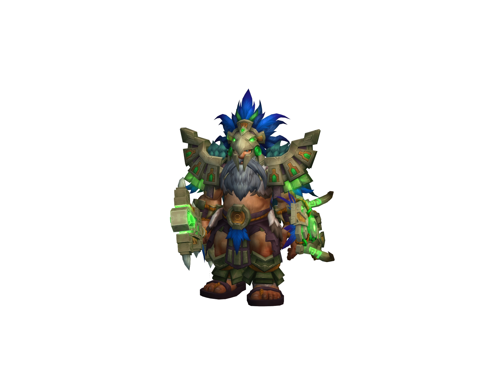 Lechudosham 3D character render